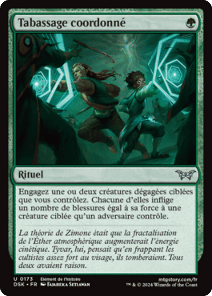 Tabassage coordonné — Duskmourn: House of Horror — Magic: The Gathering