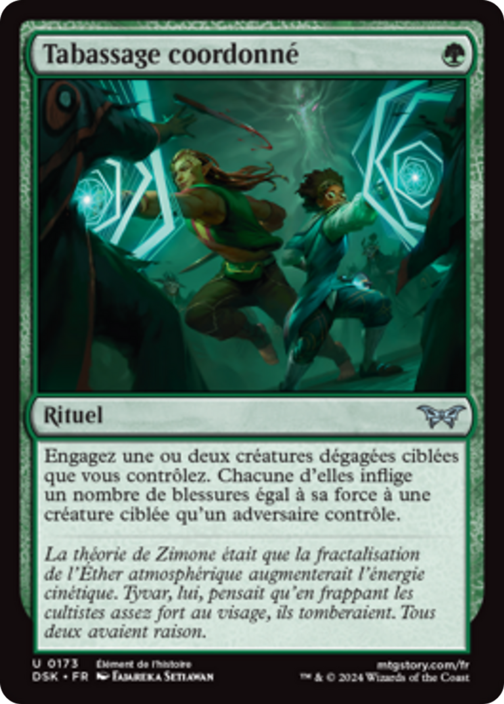 Tabassage coordonné — Duskmourn: House of Horror — Magic: The Gathering