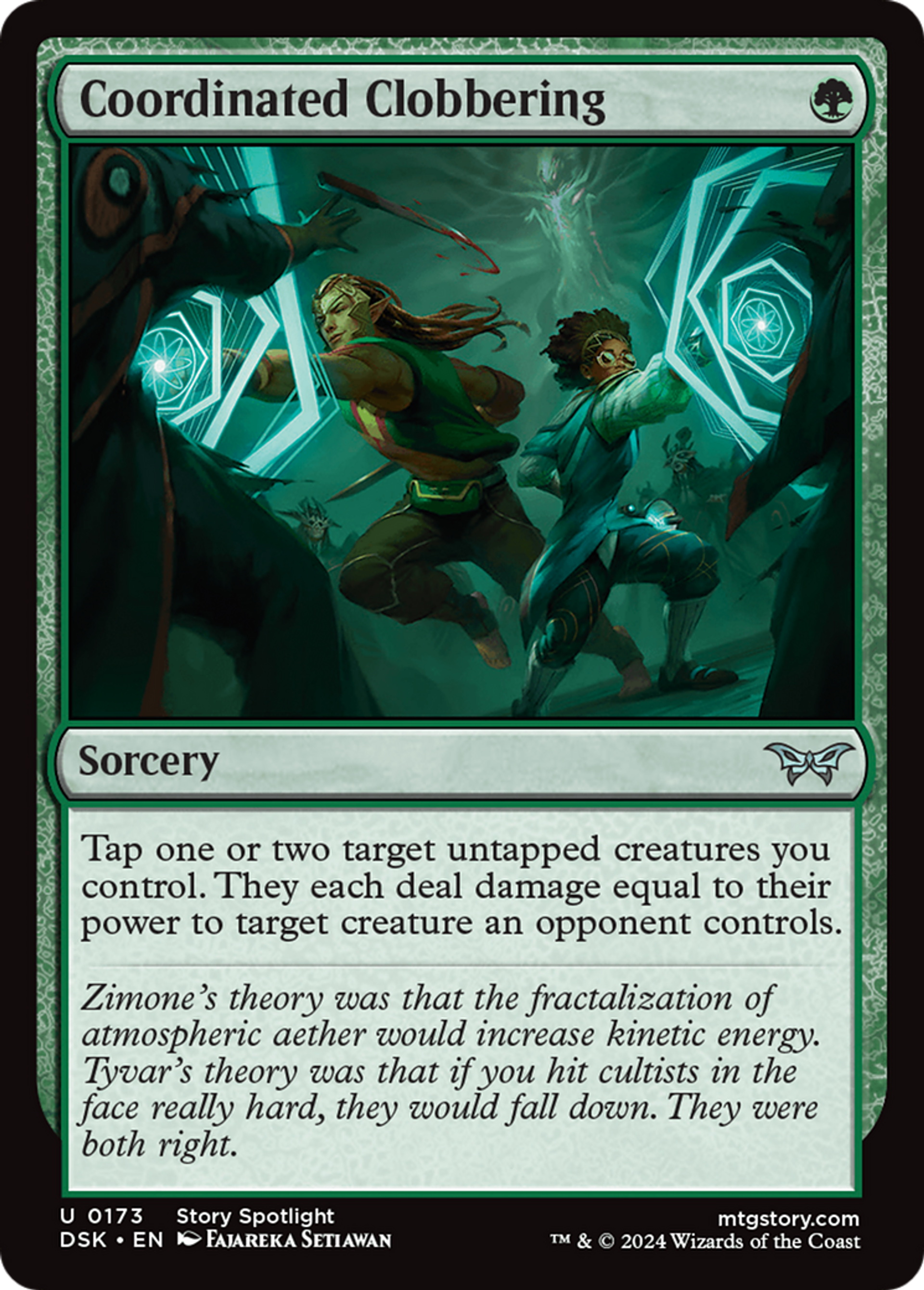 Tabassage coordonné — Duskmourn: House of Horror — Magic: The Gathering