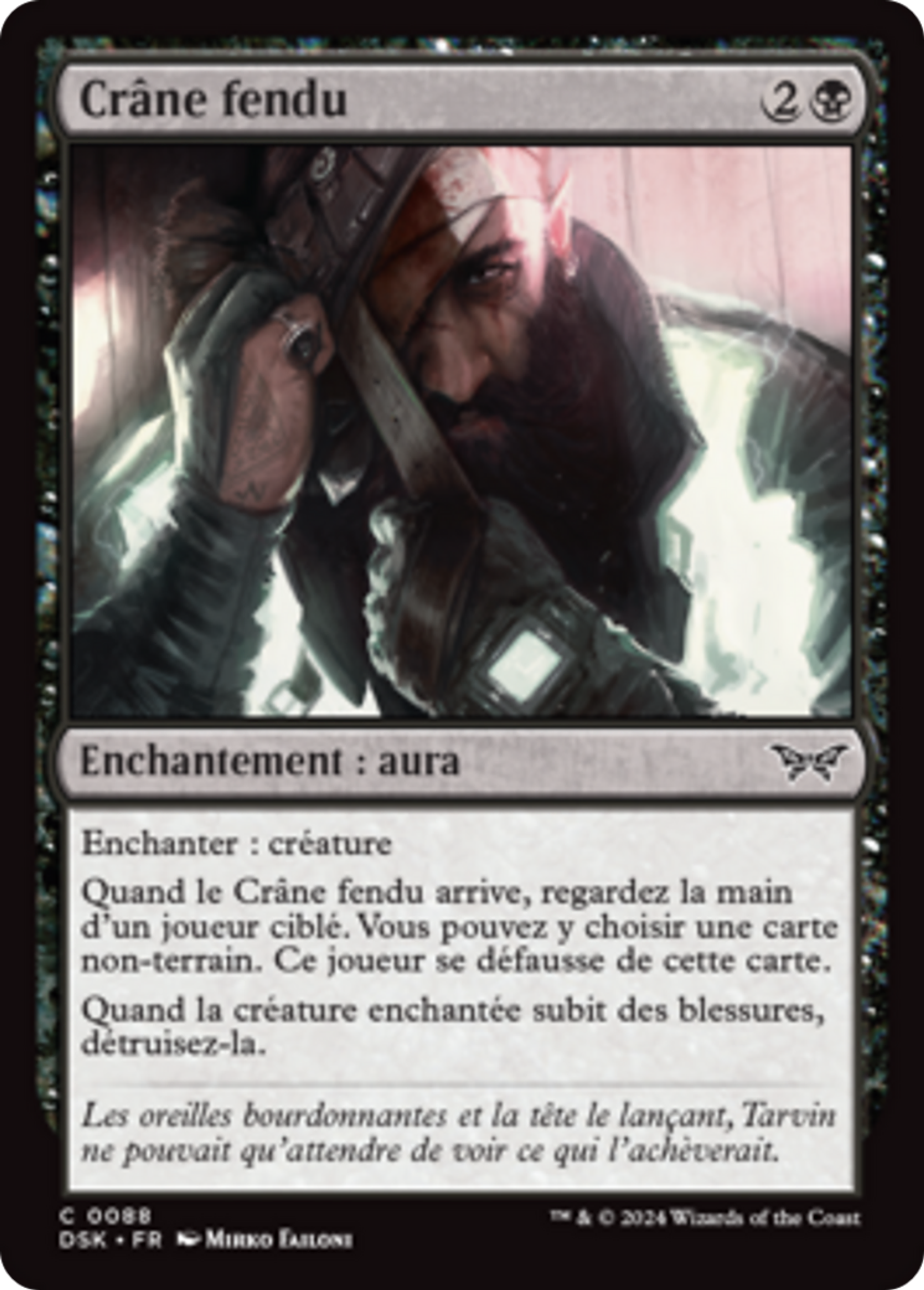 Crâne fendu — Duskmourn: House of Horror — Magic: The Gathering