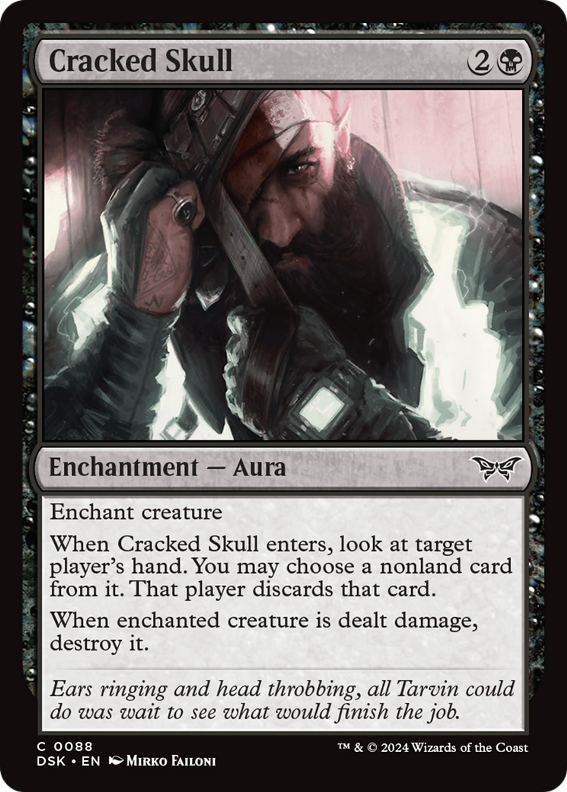 Crâne fendu — Duskmourn: House of Horror — Magic: The Gathering