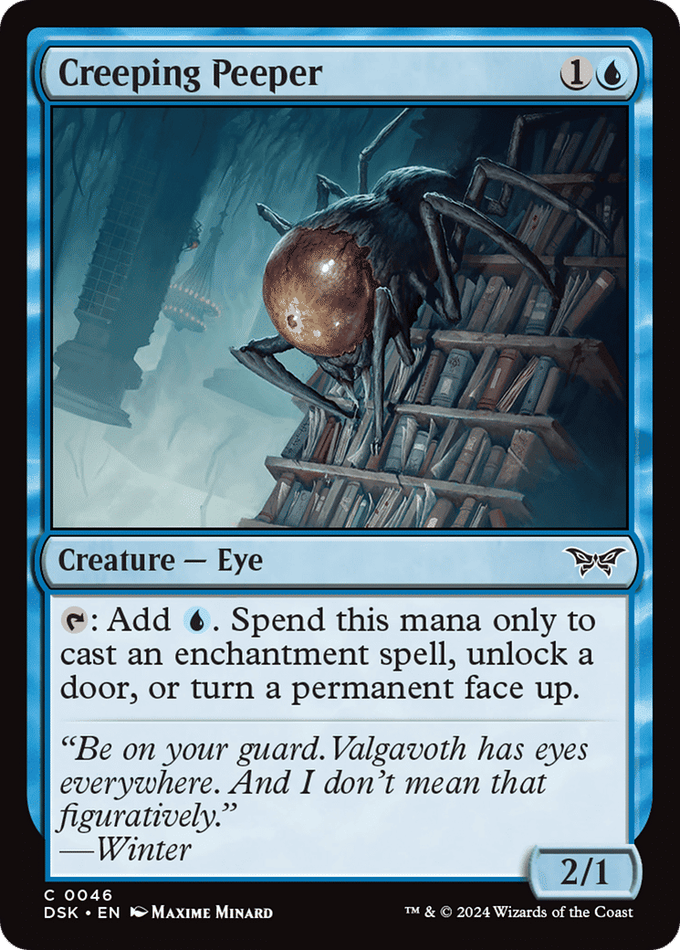 Creeping Peeper — Duskmourn: House of Horror — Magic: The Gathering