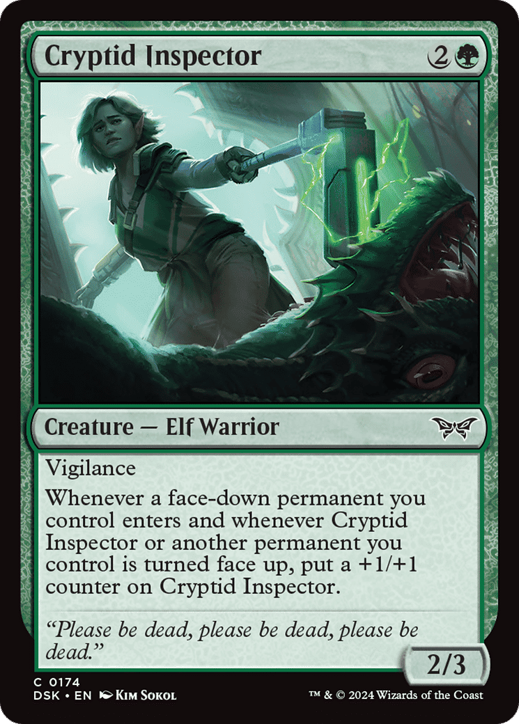 Cryptid Inspector — Duskmourn: House of Horror — Magic: The Gathering