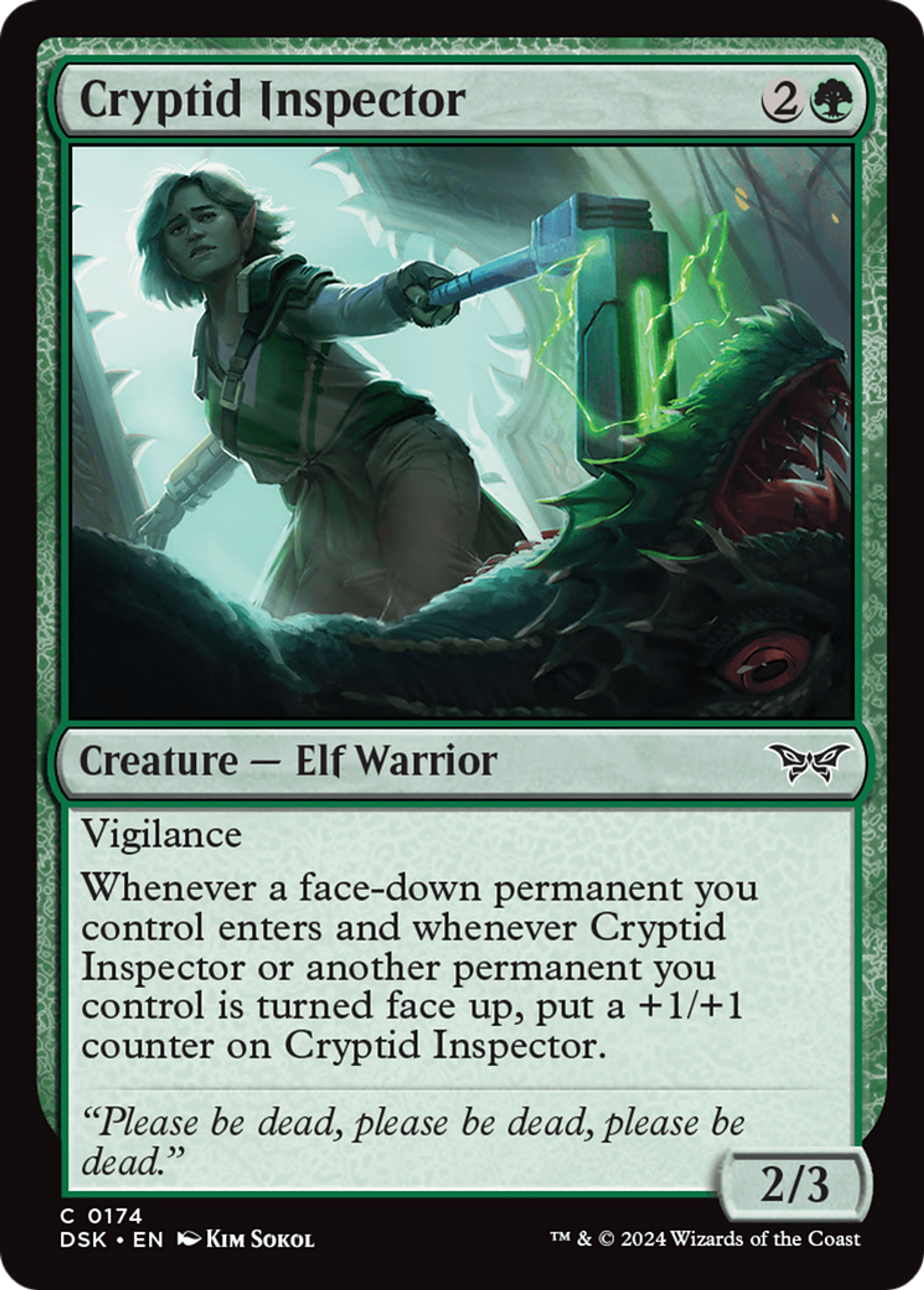 Cryptid Inspector — Duskmourn: House of Horror — Magic: The Gathering