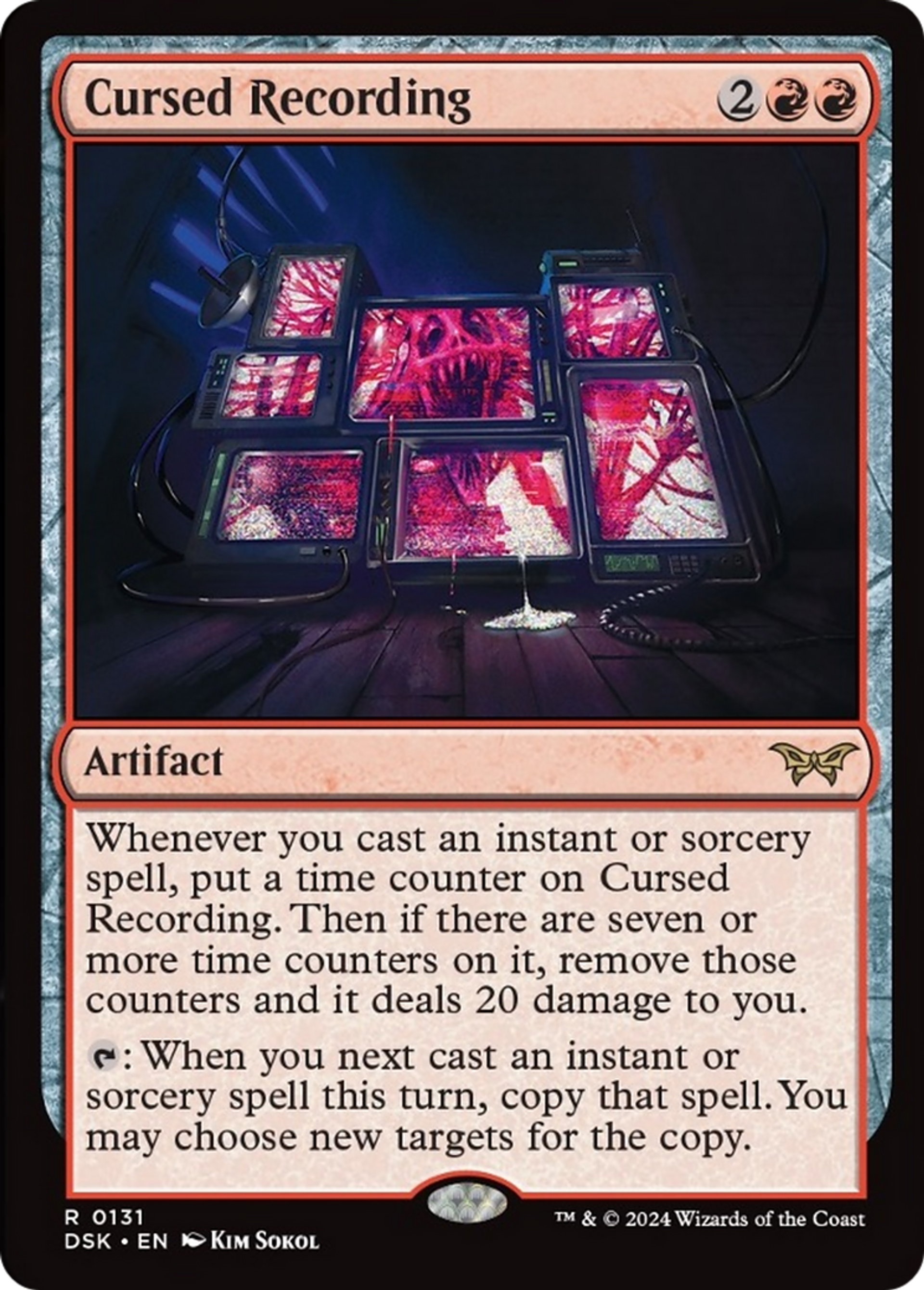 Cursed Recording — Duskmourn: House of Horror — Magic: The Gathering