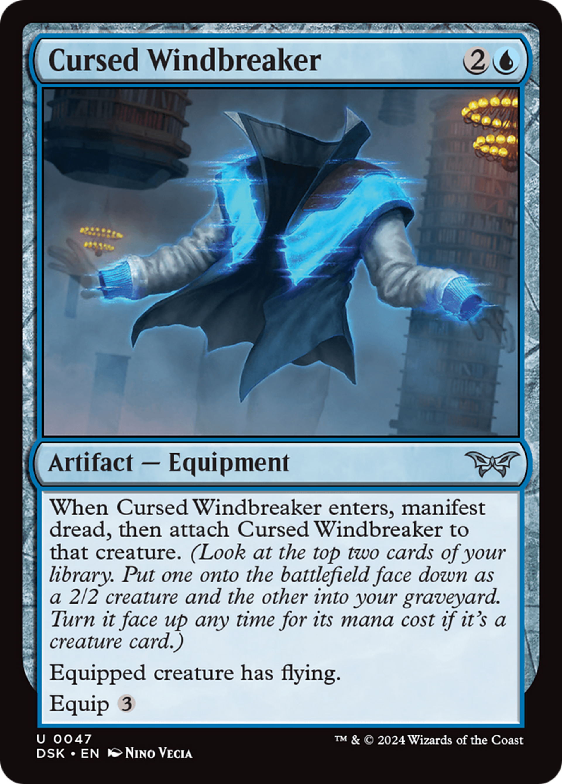 Coupe-vent maudit — Duskmourn: House of Horror — Magic: The Gathering