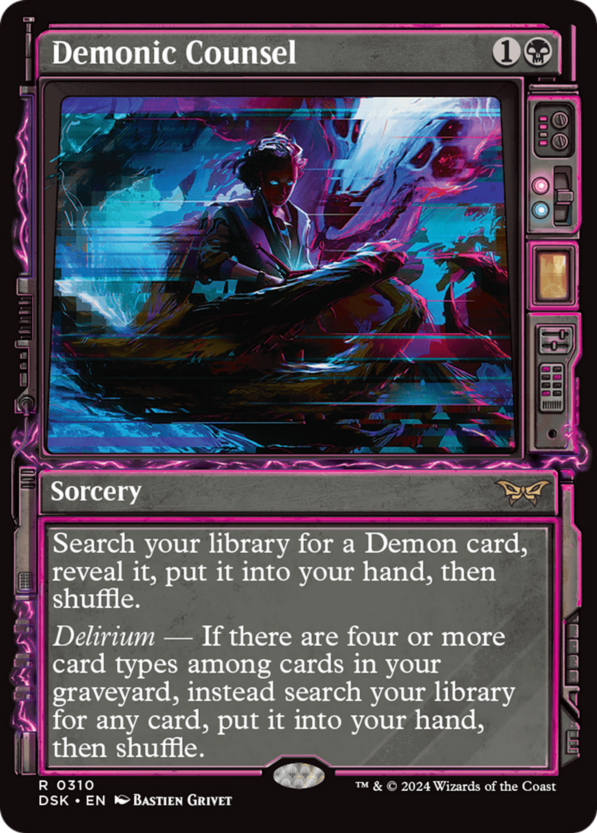 Conseil démoniaque — Duskmourn: House of Horror — Magic: The Gathering