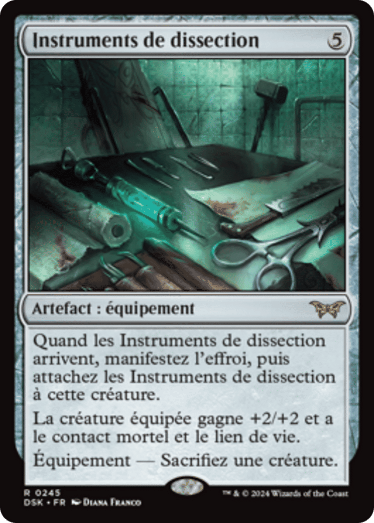Instruments de dissection — Duskmourn: House of Horror — Magic: The Gathering