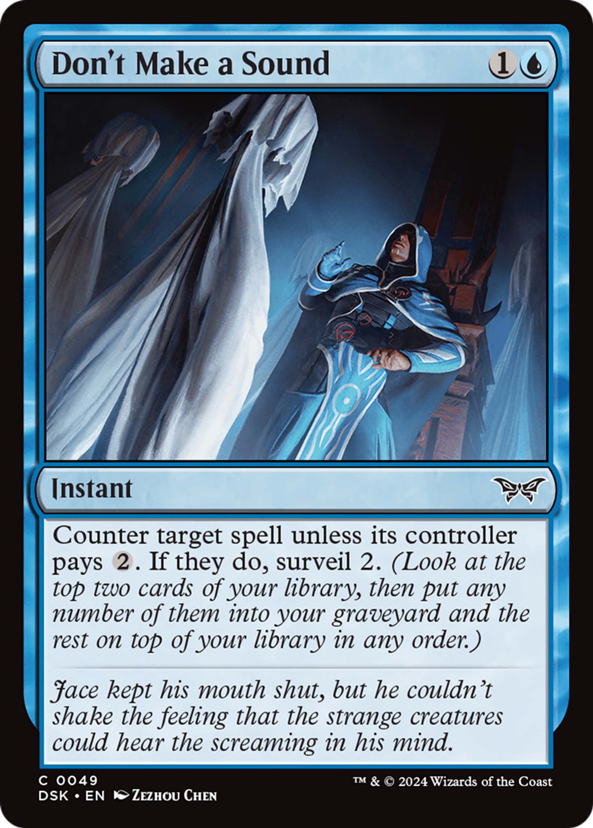 Ne faites aucun bruit — Duskmourn: House of Horror — Magic: The Gathering