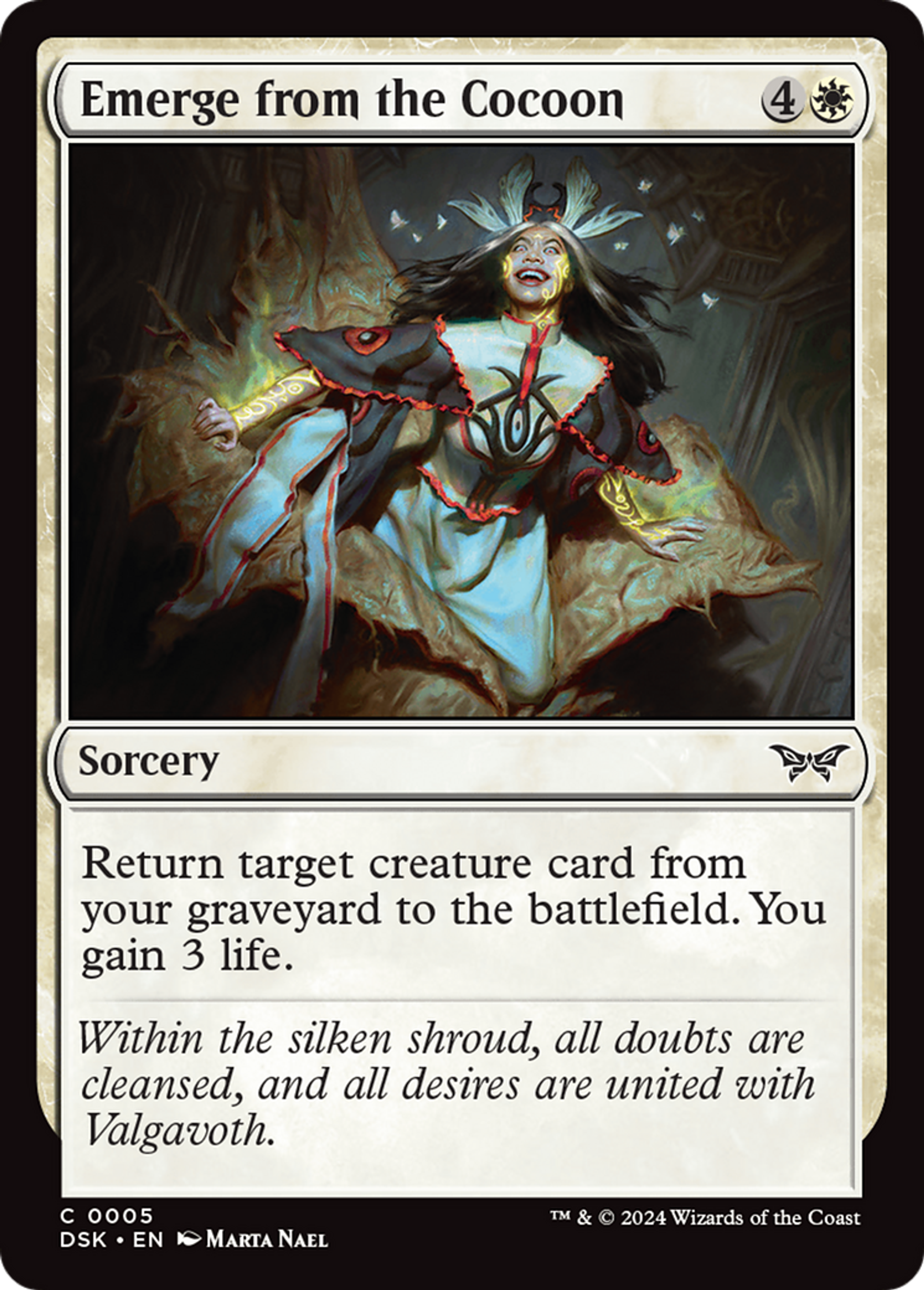 Sortir du cocon — Duskmourn: House of Horror — Magic: The Gathering