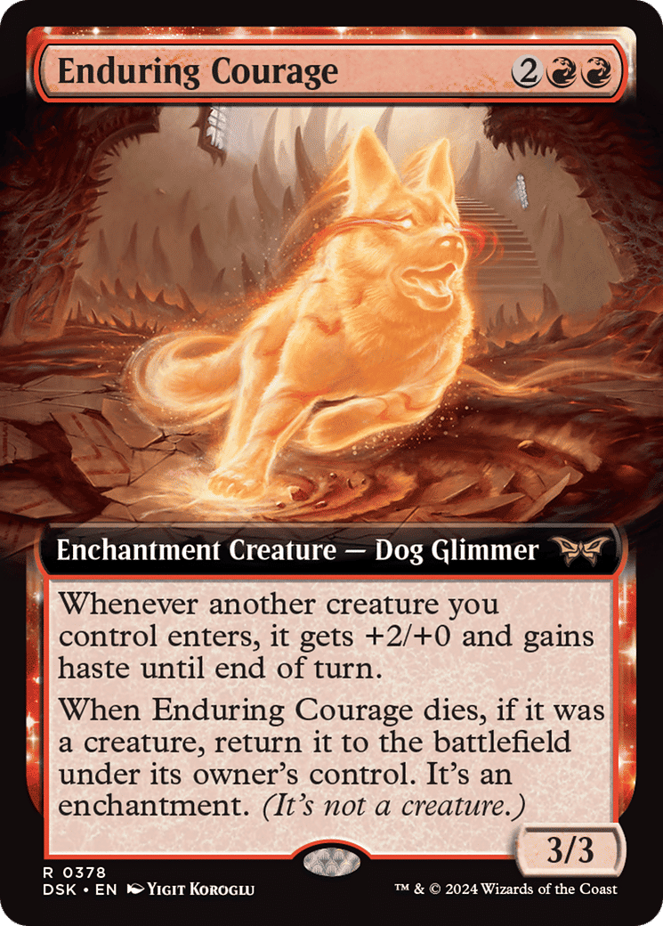 Enduring Courage — Duskmourn: House of Horror — Magic: The Gathering