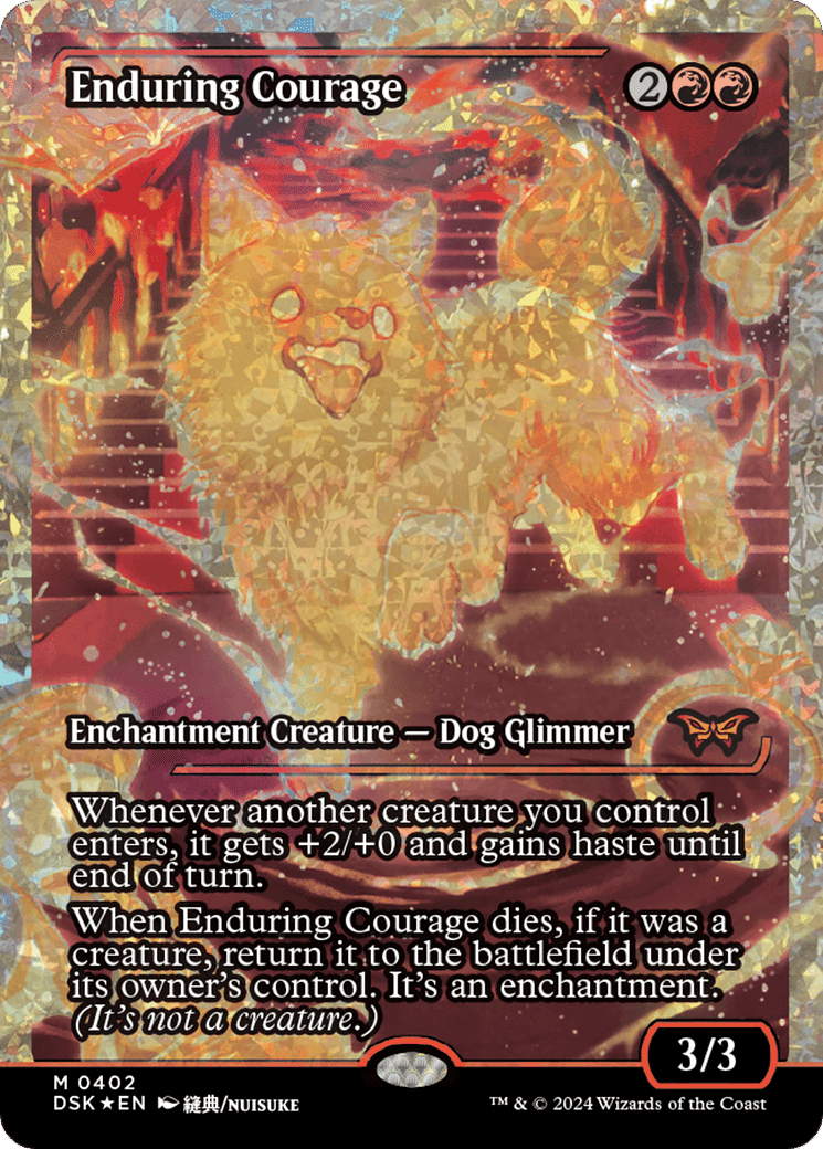 Enduring Courage — Duskmourn: House of Horror — Magic: The Gathering