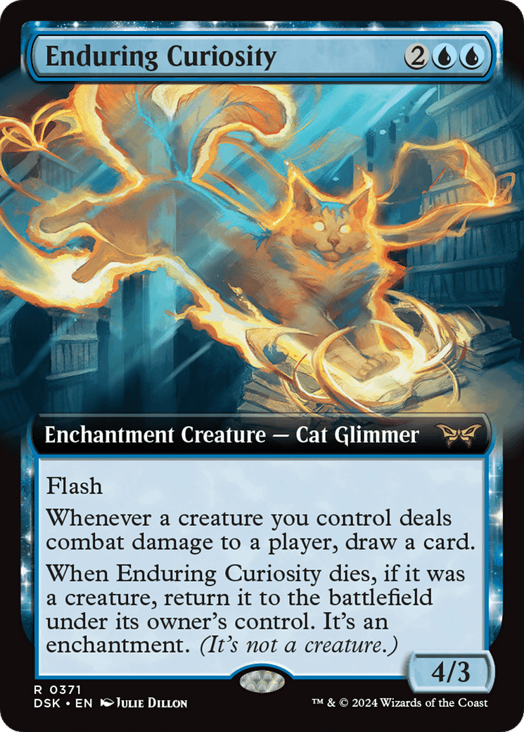 Enduring Curiosity — Duskmourn: House of Horror — Magic: The Gathering