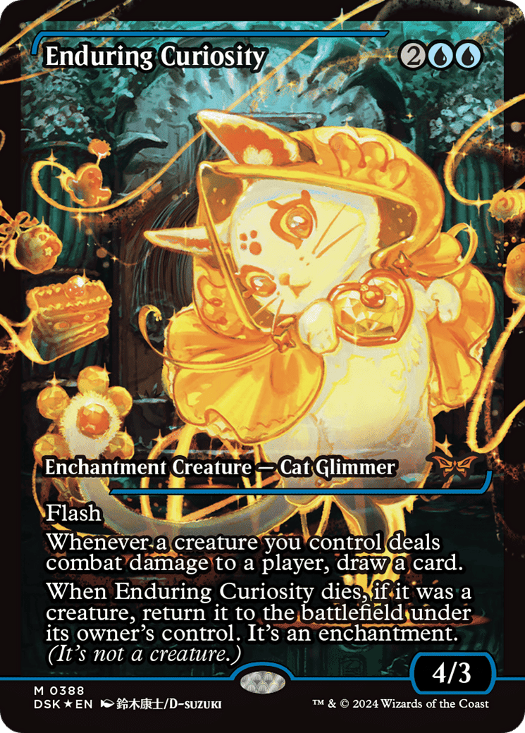 Enduring Curiosity — Duskmourn: House of Horror — Magic: The Gathering