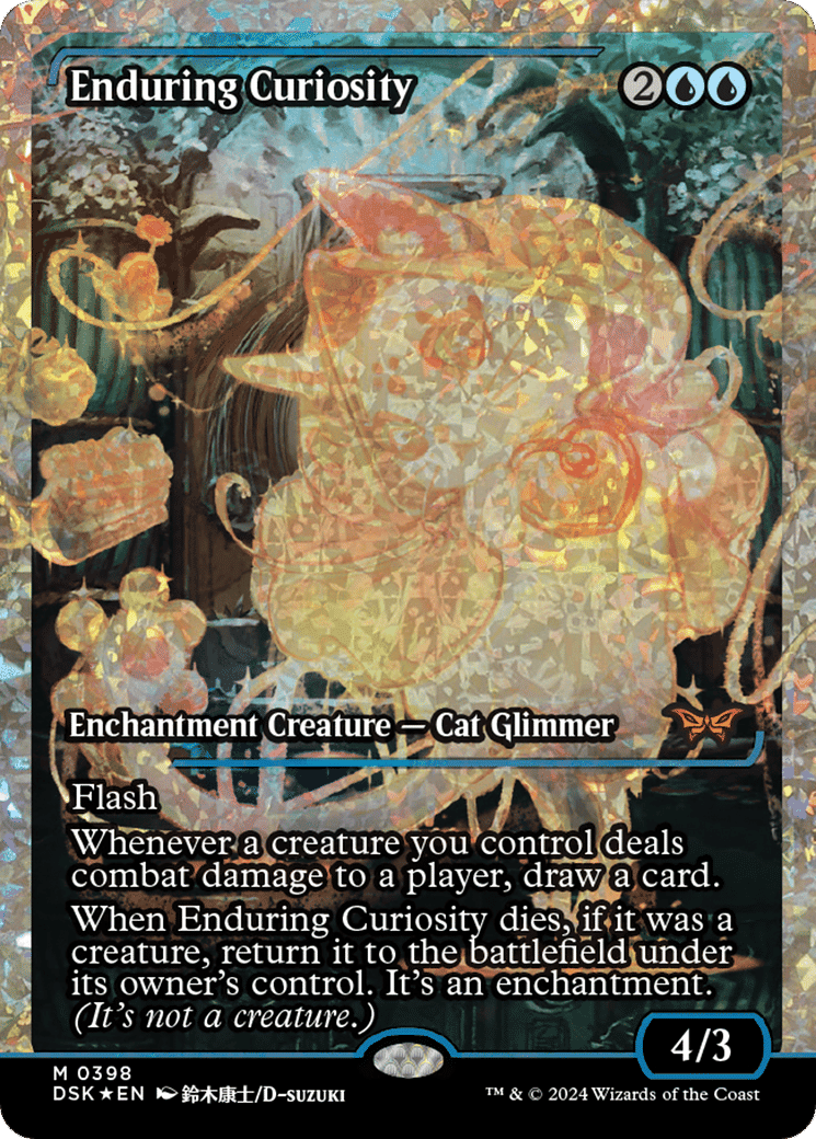 Enduring Curiosity — Duskmourn: House of Horror — Magic: The Gathering