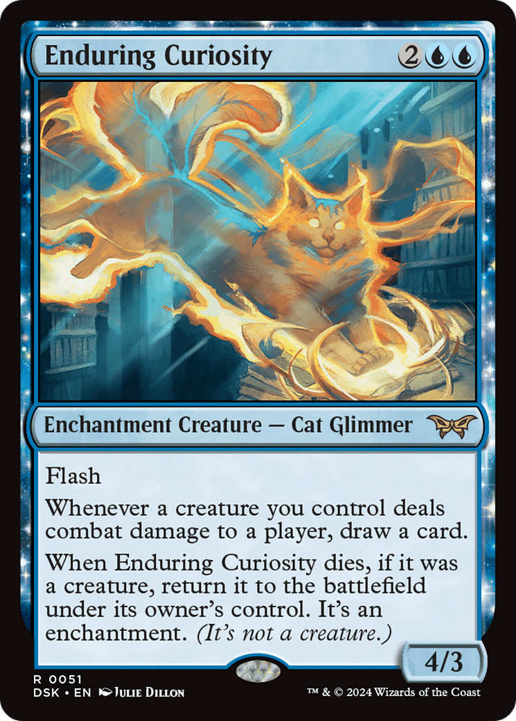 Enduring Curiosity — Duskmourn: House of Horror — Magic: The Gathering