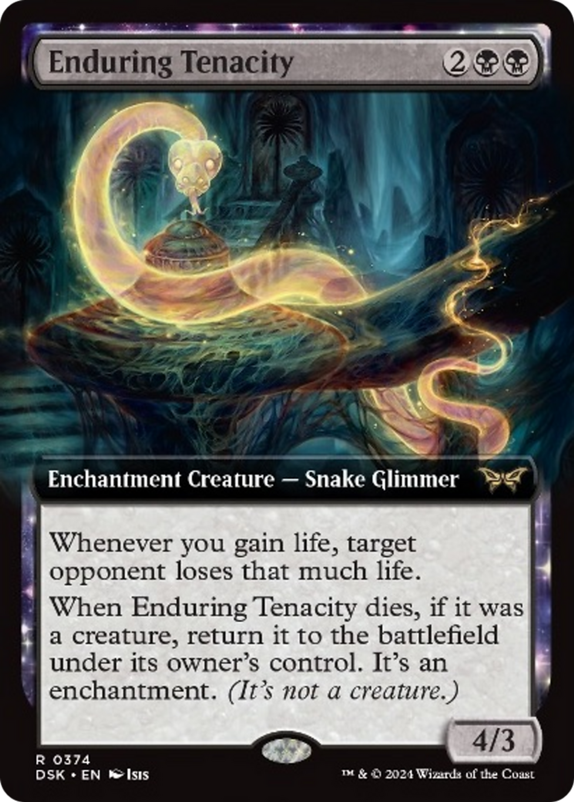 Ténacité perpétuelle — Duskmourn: House of Horror — Magic: The Gathering