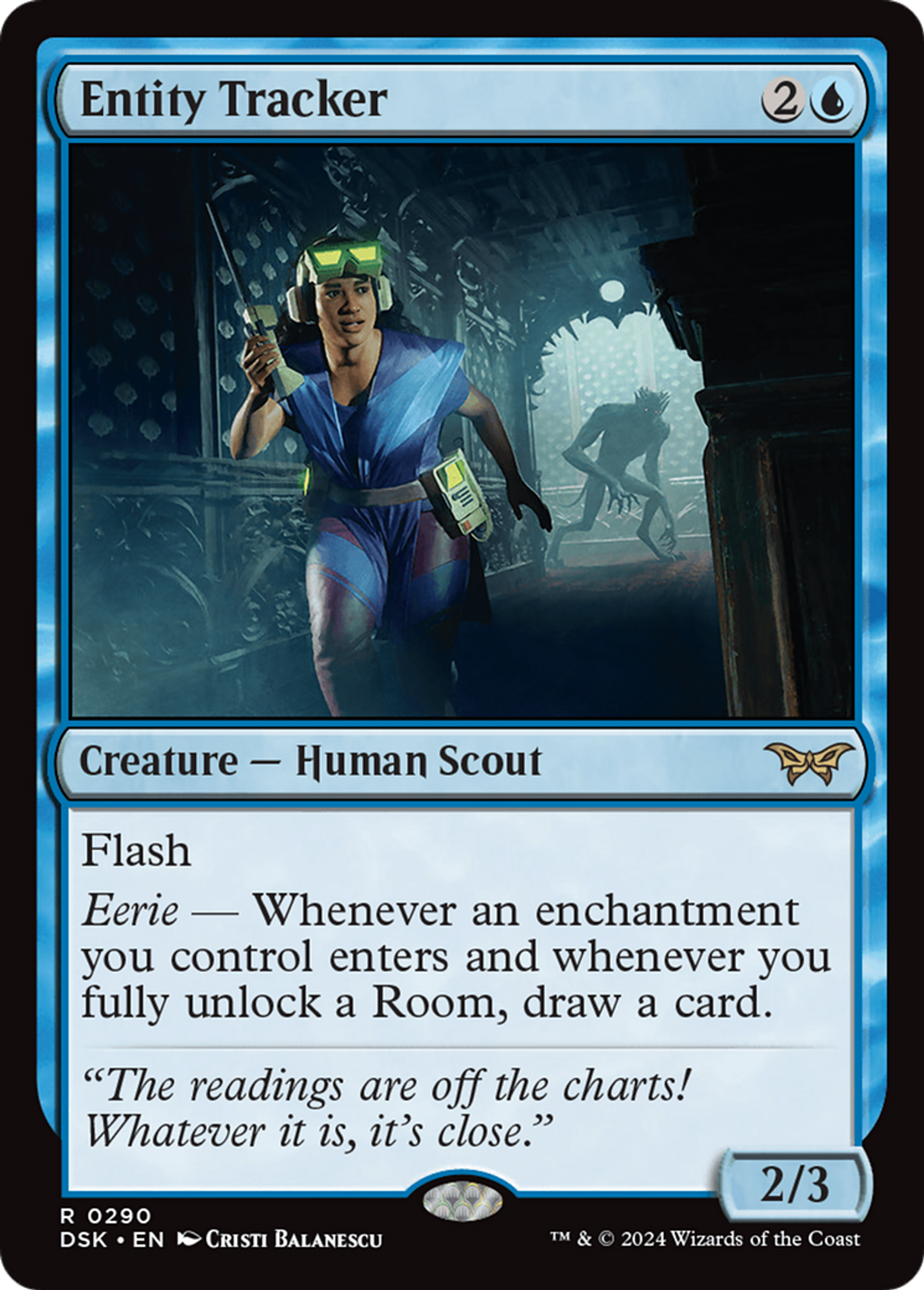 Traqueuse d'entité — Duskmourn: House of Horror — Magic: The Gathering