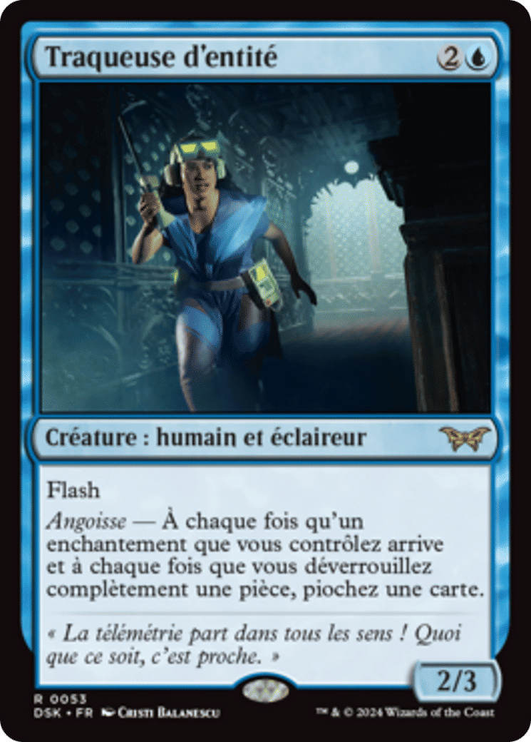 Traqueuse d'entité — Duskmourn: House of Horror — Magic: The Gathering