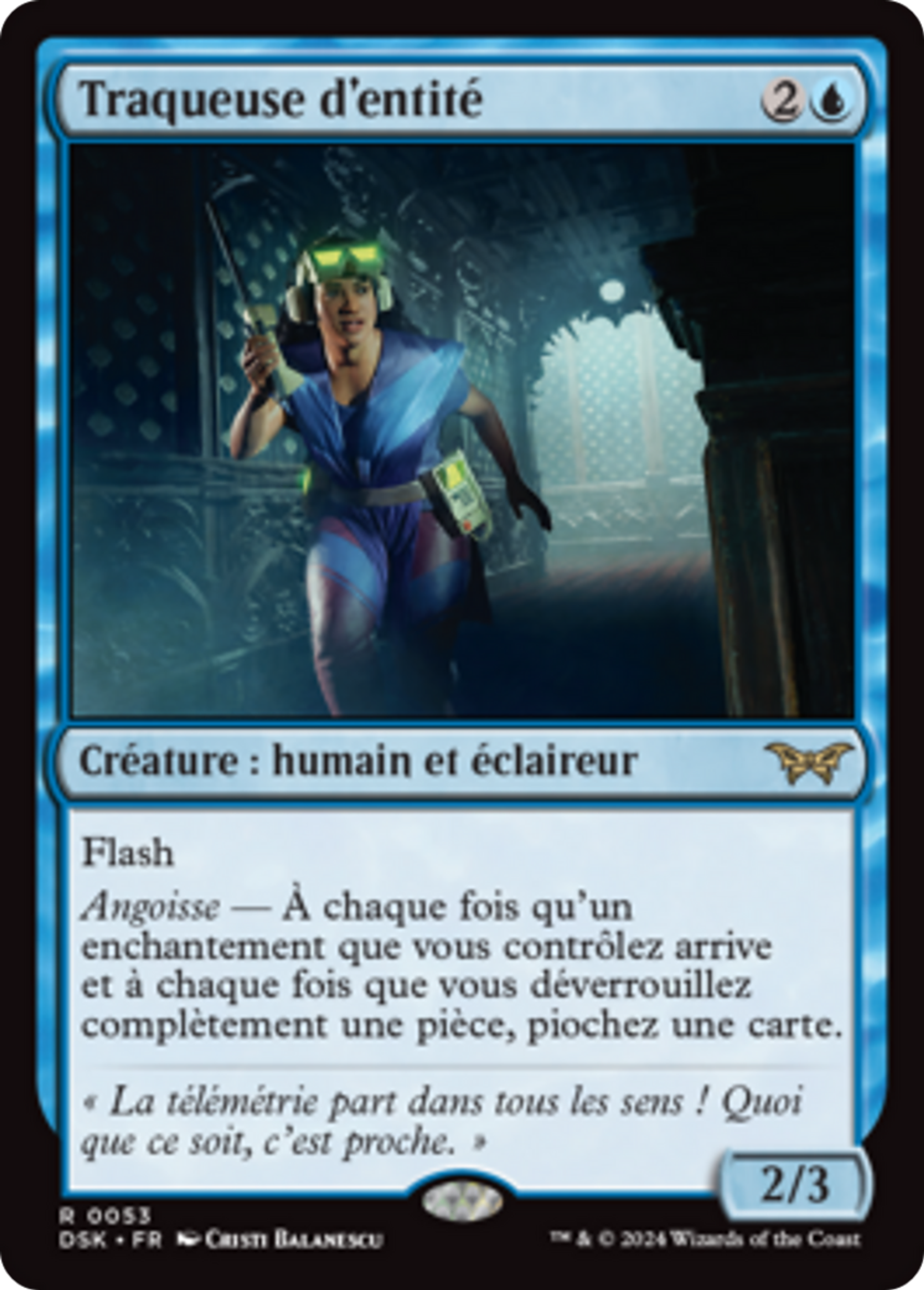 Traqueuse d'entité — Duskmourn: House of Horror — Magic: The Gathering