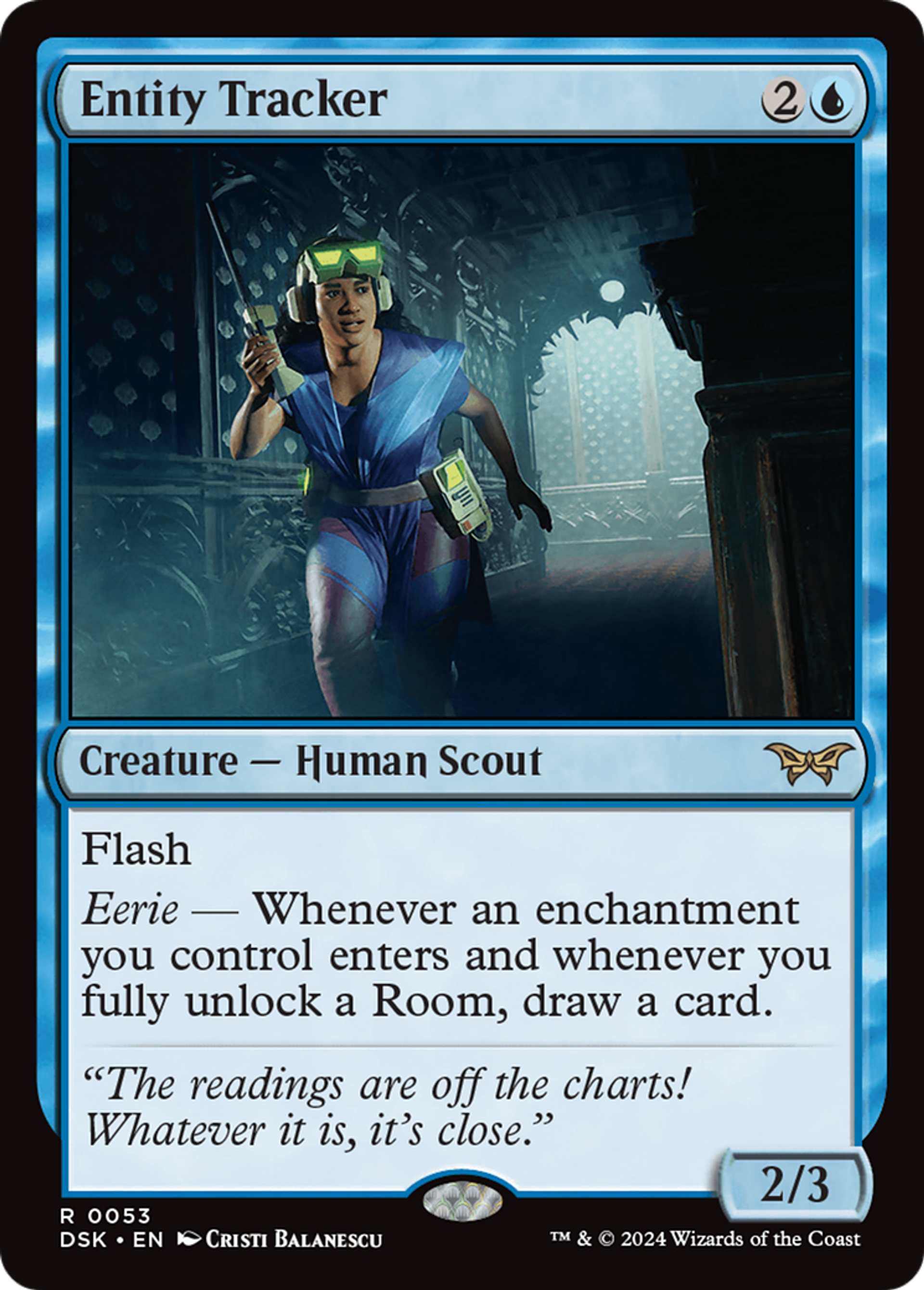 Traqueuse d'entité — Duskmourn: House of Horror — Magic: The Gathering