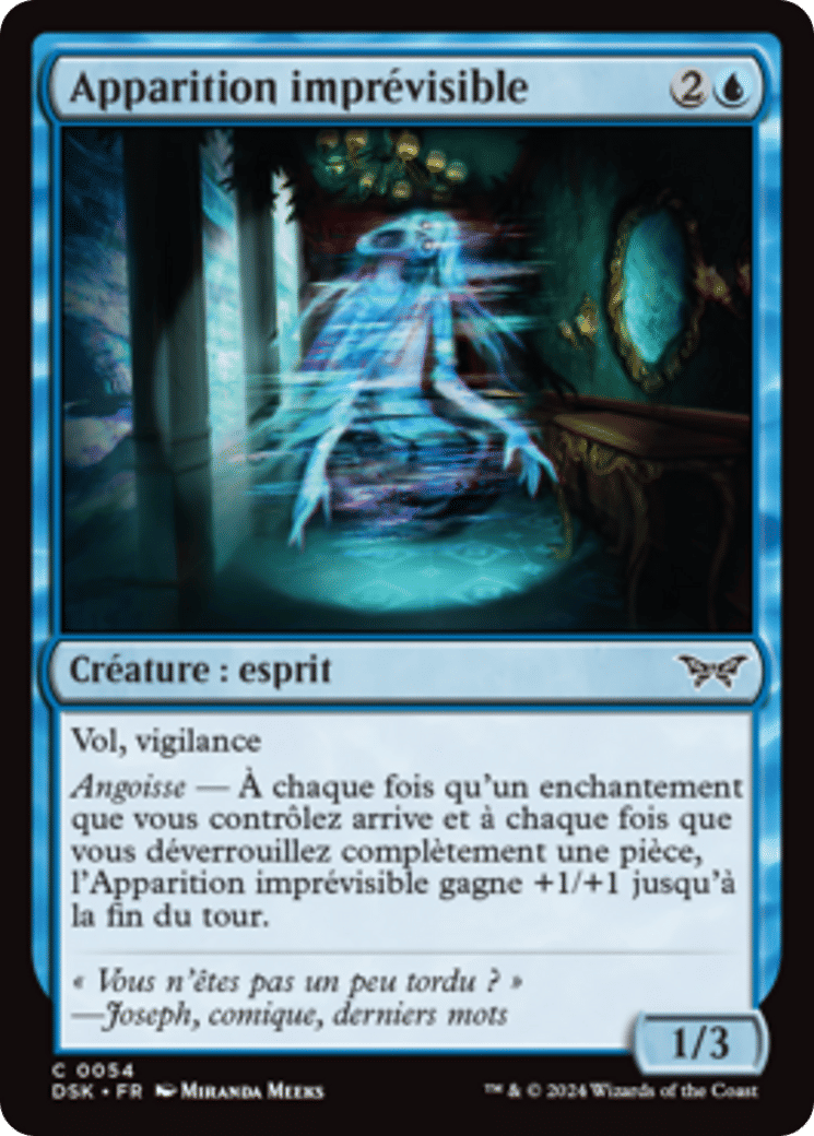 Apparition imprévisible — Duskmourn: House of Horror — Magic: The Gathering