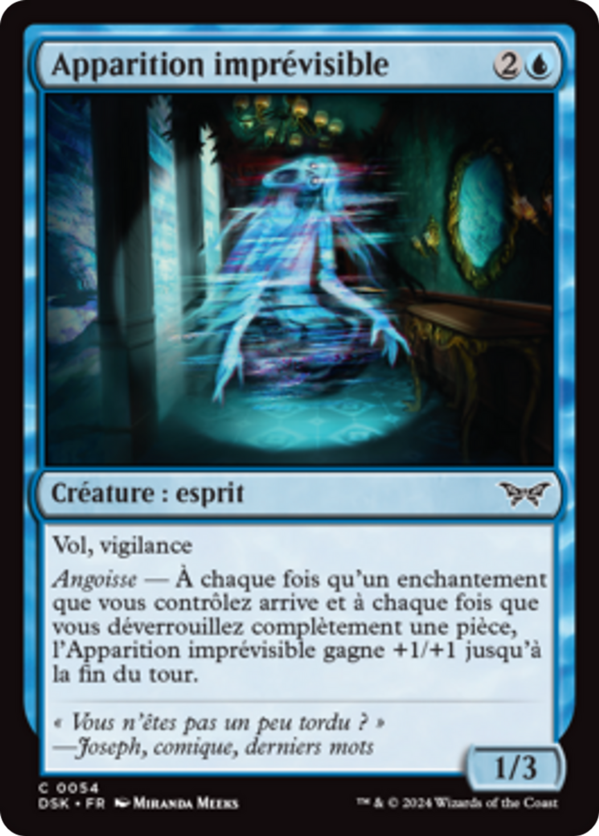 Apparition imprévisible — Duskmourn: House of Horror — Magic: The Gathering