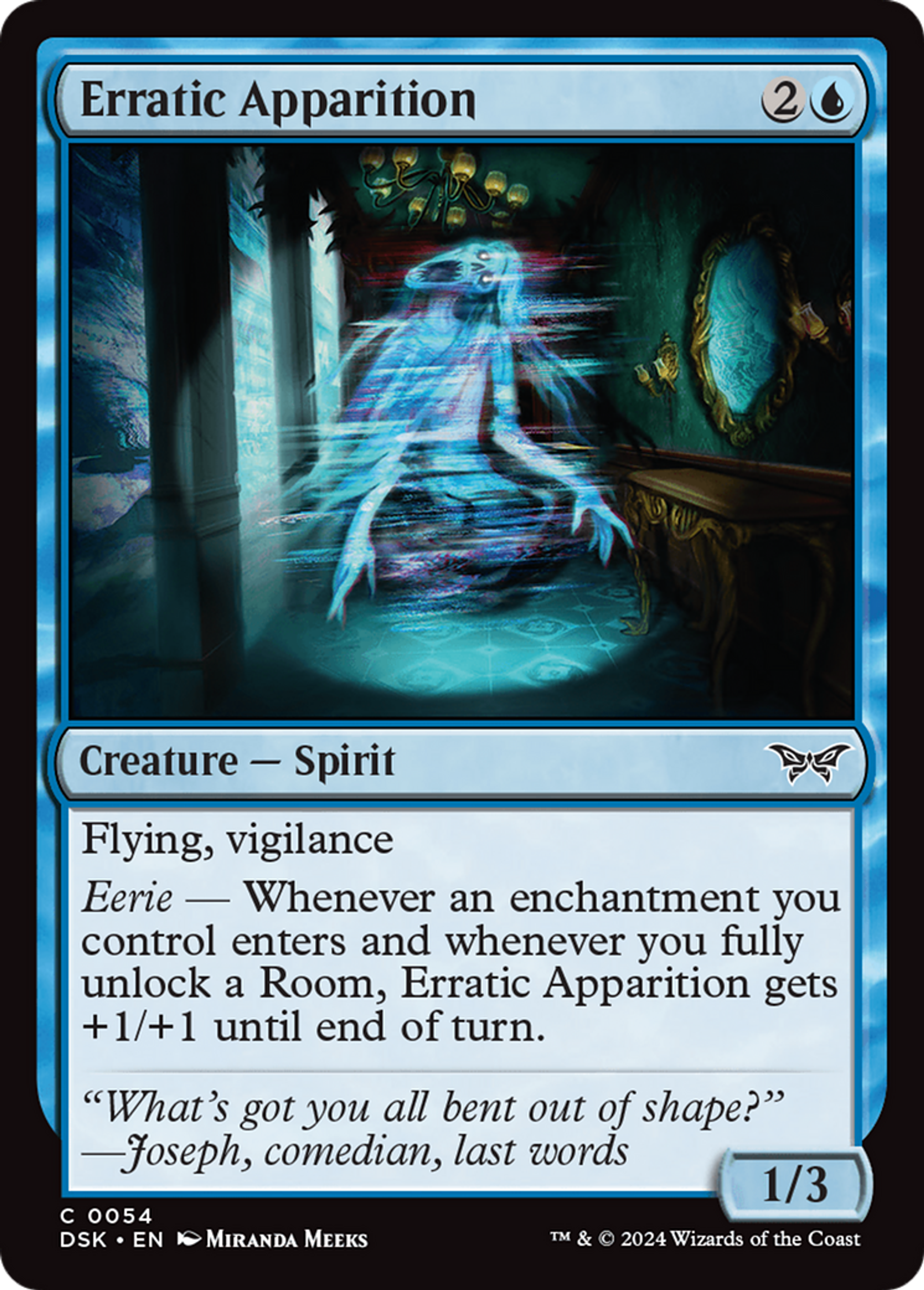 Apparition imprévisible — Duskmourn: House of Horror — Magic: The Gathering