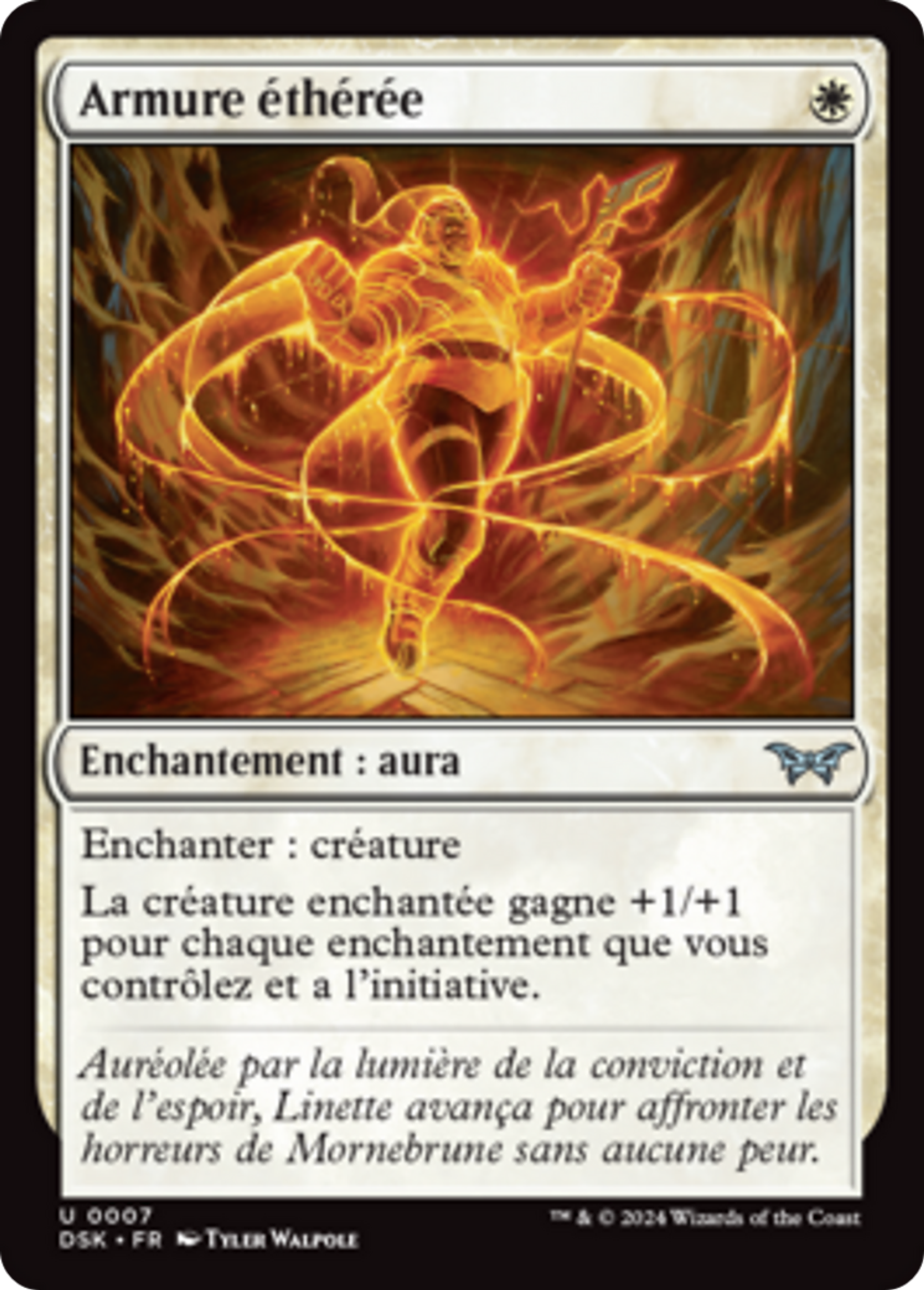 Armure éthérée — Duskmourn: House of Horror — Magic: The Gathering