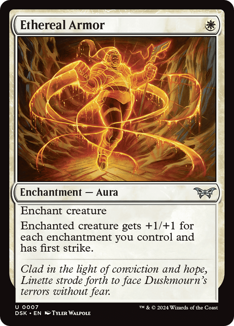 Ethereal Armor — Duskmourn: House of Horror — Magic: The Gathering