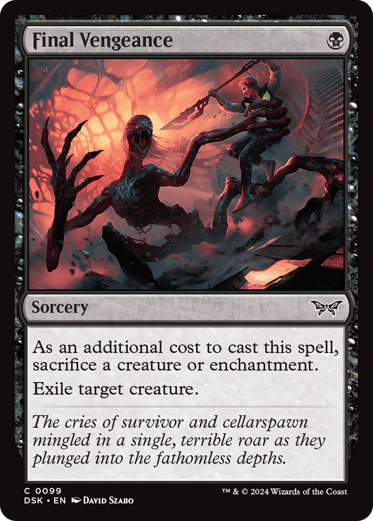 Final Vengeance — Duskmourn: House of Horror — Magic: The Gathering