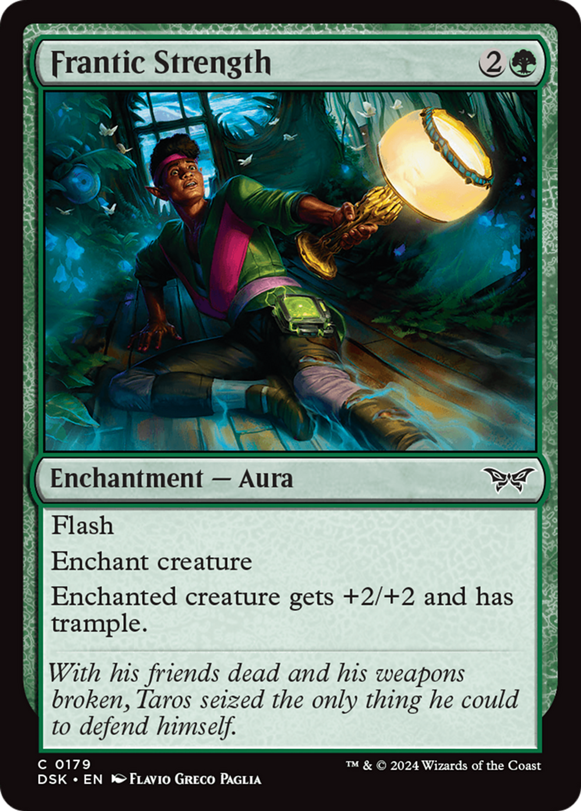 Frantic Strength — Duskmourn: House of Horror — Magic: The Gathering
