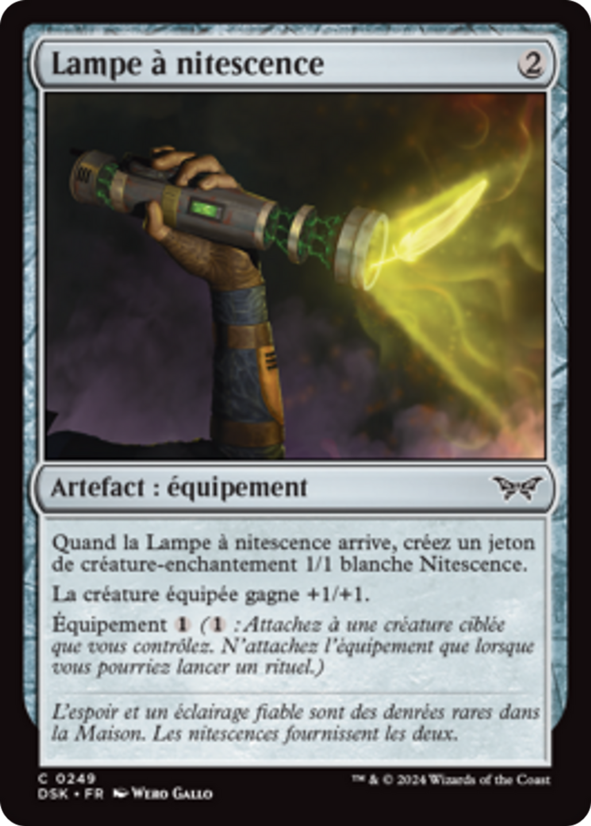 Lampe à nitescence — Duskmourn: House of Horror — Magic: The Gathering