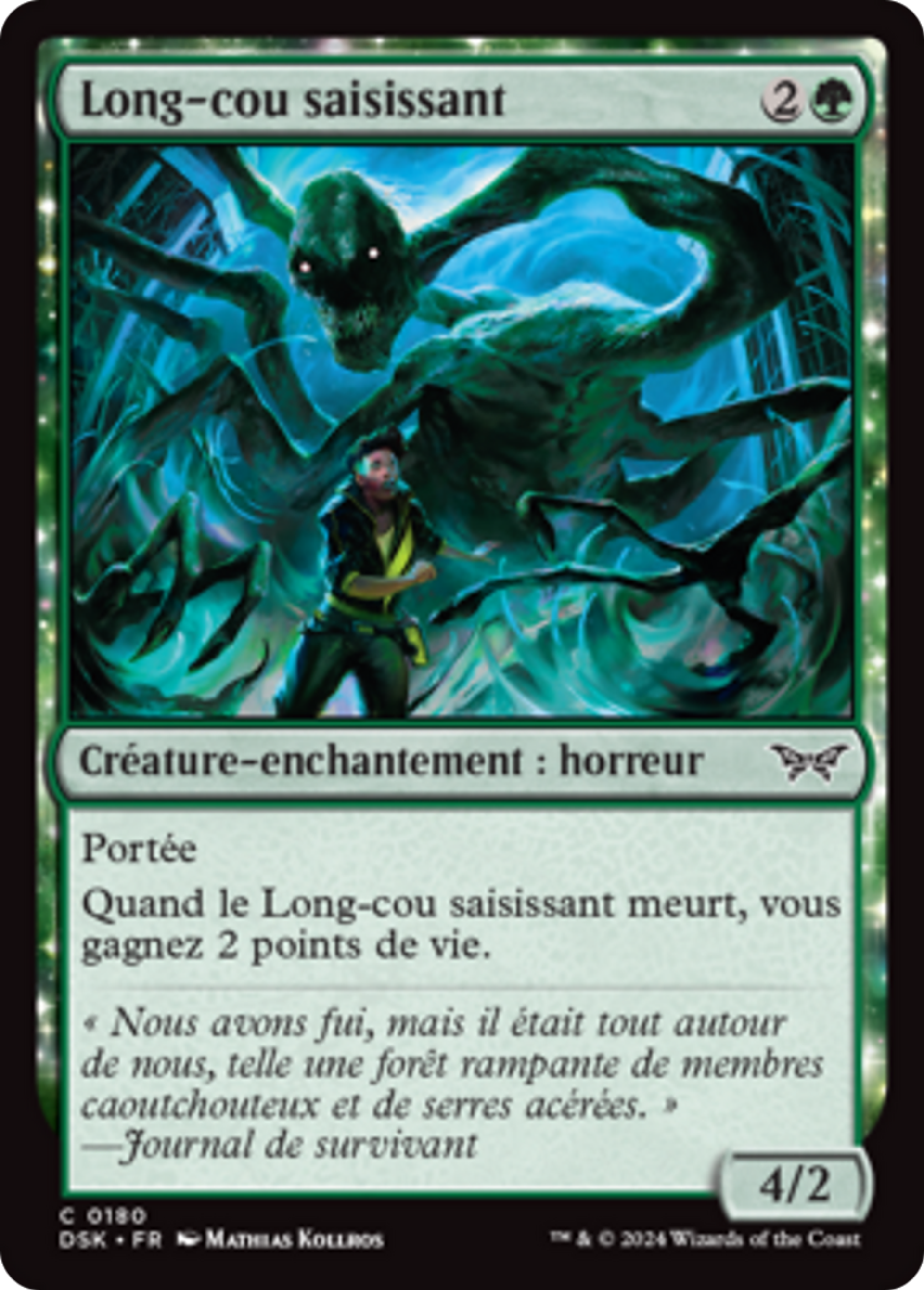 Long-cou saisissant — Duskmourn: House of Horror — Magic: The Gathering
