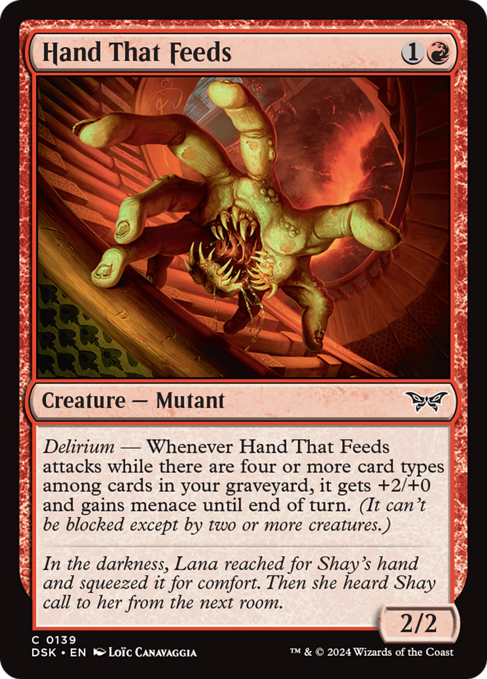 Main qui bâfre — Duskmourn: House of Horror — Magic: The Gathering