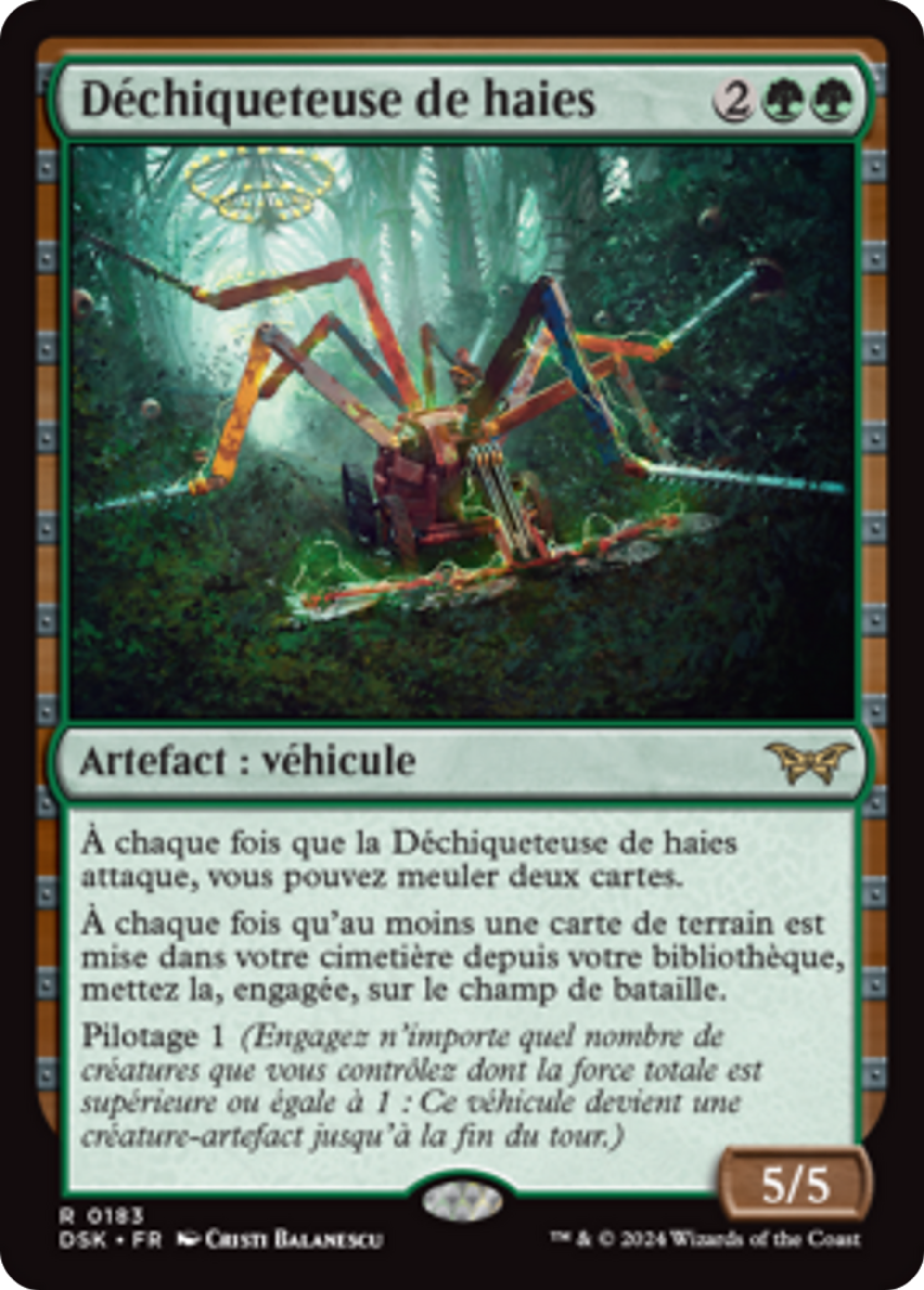 Déchiqueteuse de haies — Duskmourn: House of Horror — Magic: The Gathering