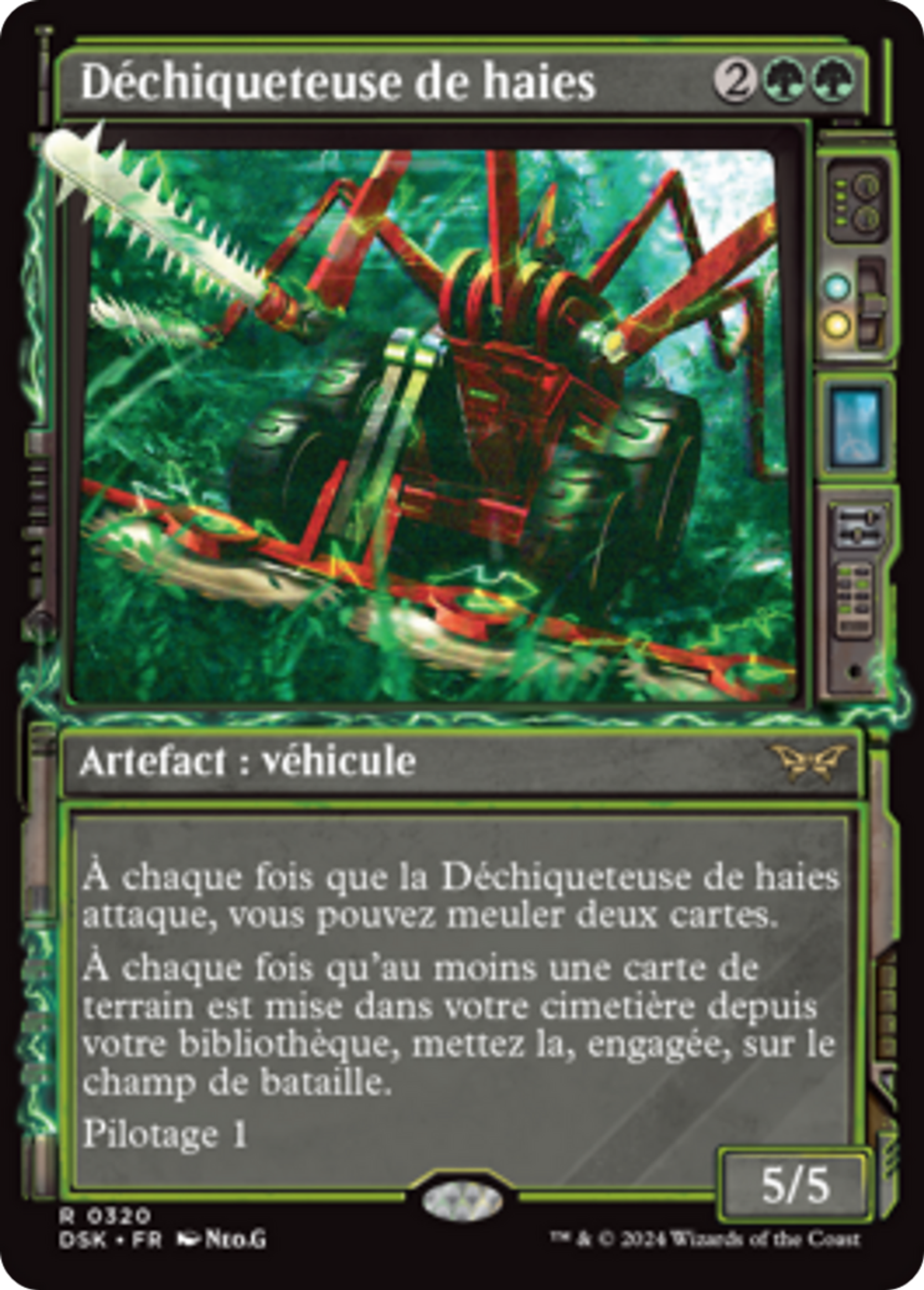 Déchiqueteuse de haies — Duskmourn: House of Horror — Magic: The Gathering