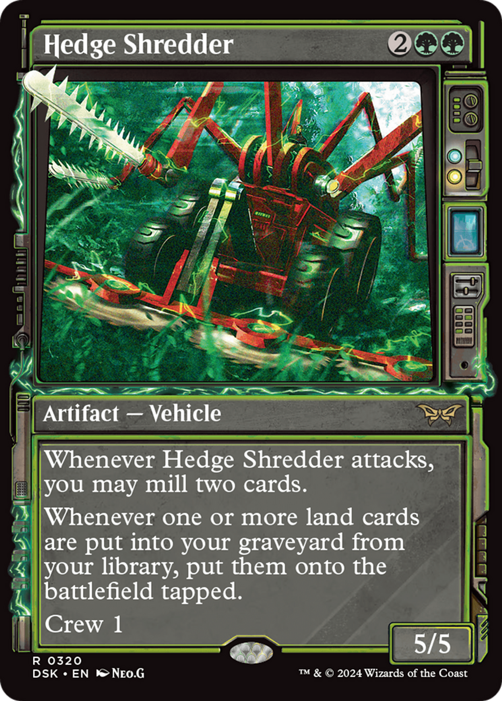 Déchiqueteuse de haies — Duskmourn: House of Horror — Magic: The Gathering