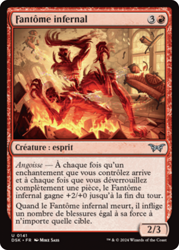 Fantôme infernal — Duskmourn: House of Horror — Magic: The Gathering
