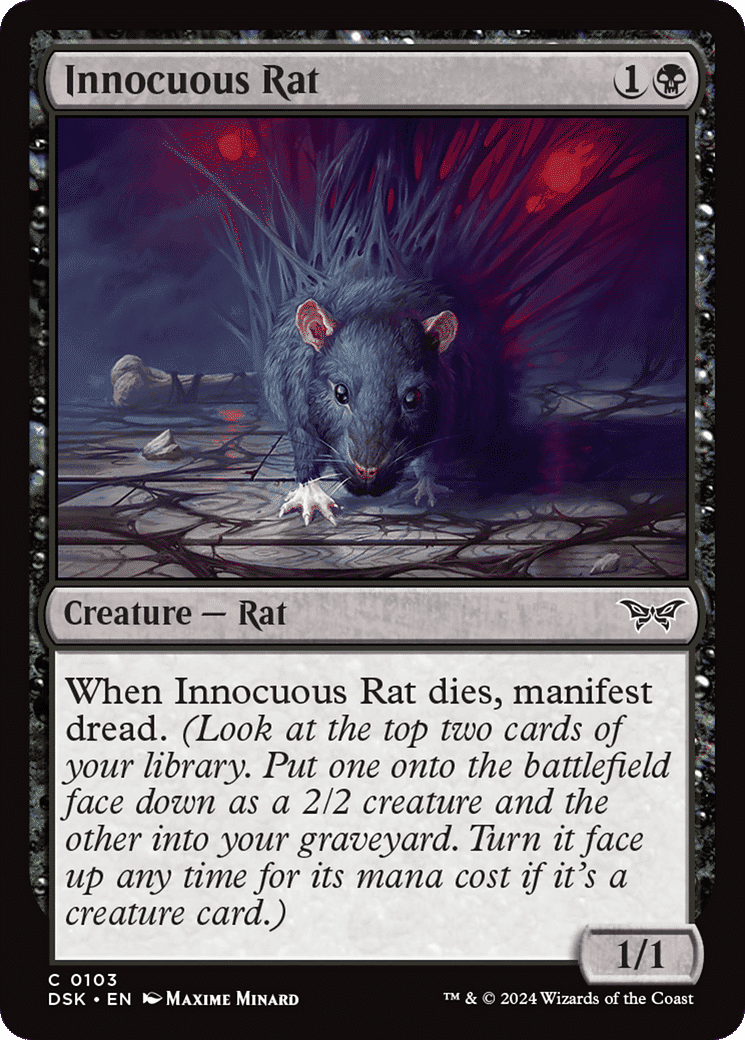 Rat inoffensif — Duskmourn: House of Horror — Magic: The Gathering