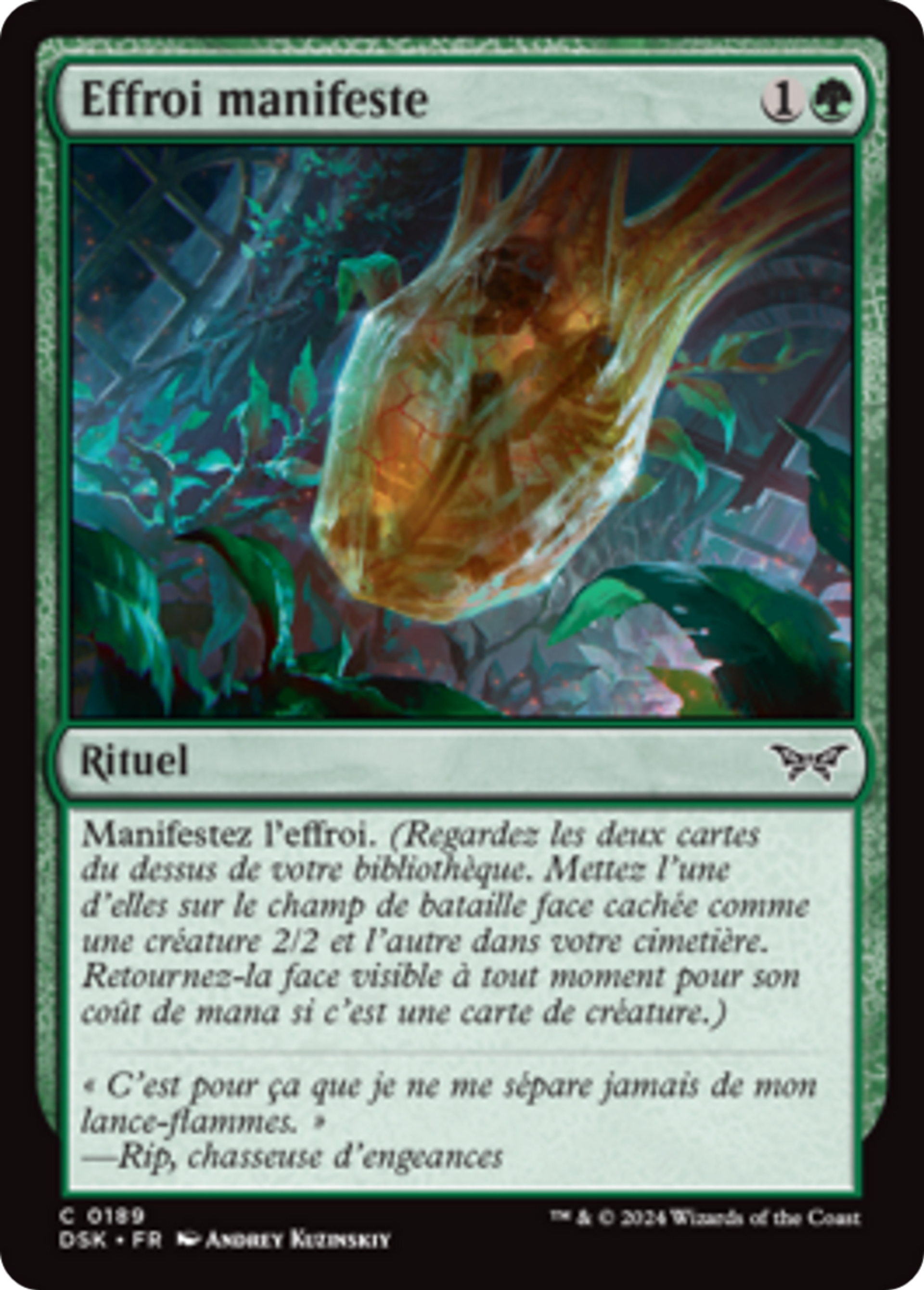 Effroi manifeste — Duskmourn: House of Horror — Magic: The Gathering