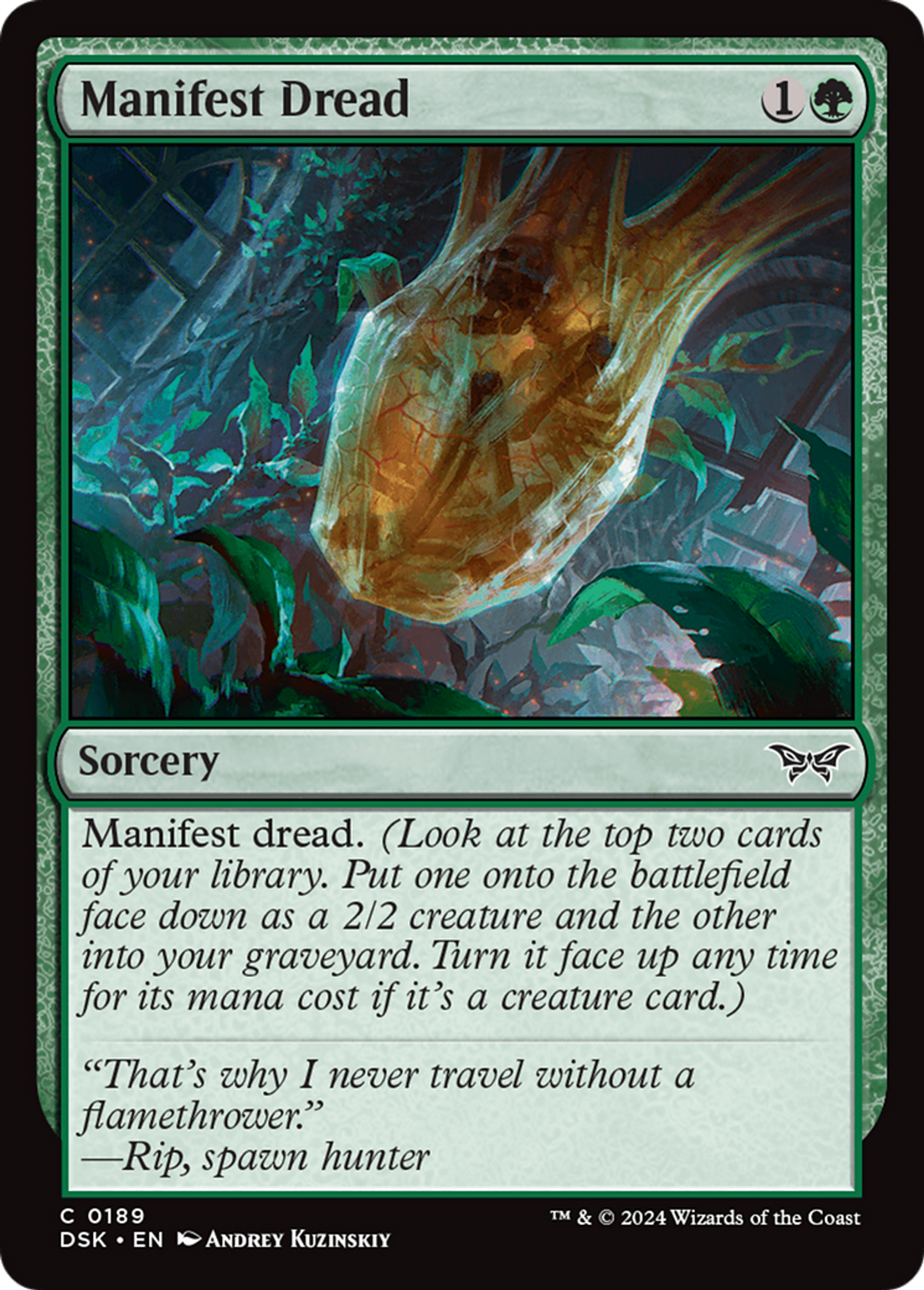 Effroi manifeste — Duskmourn: House of Horror — Magic: The Gathering