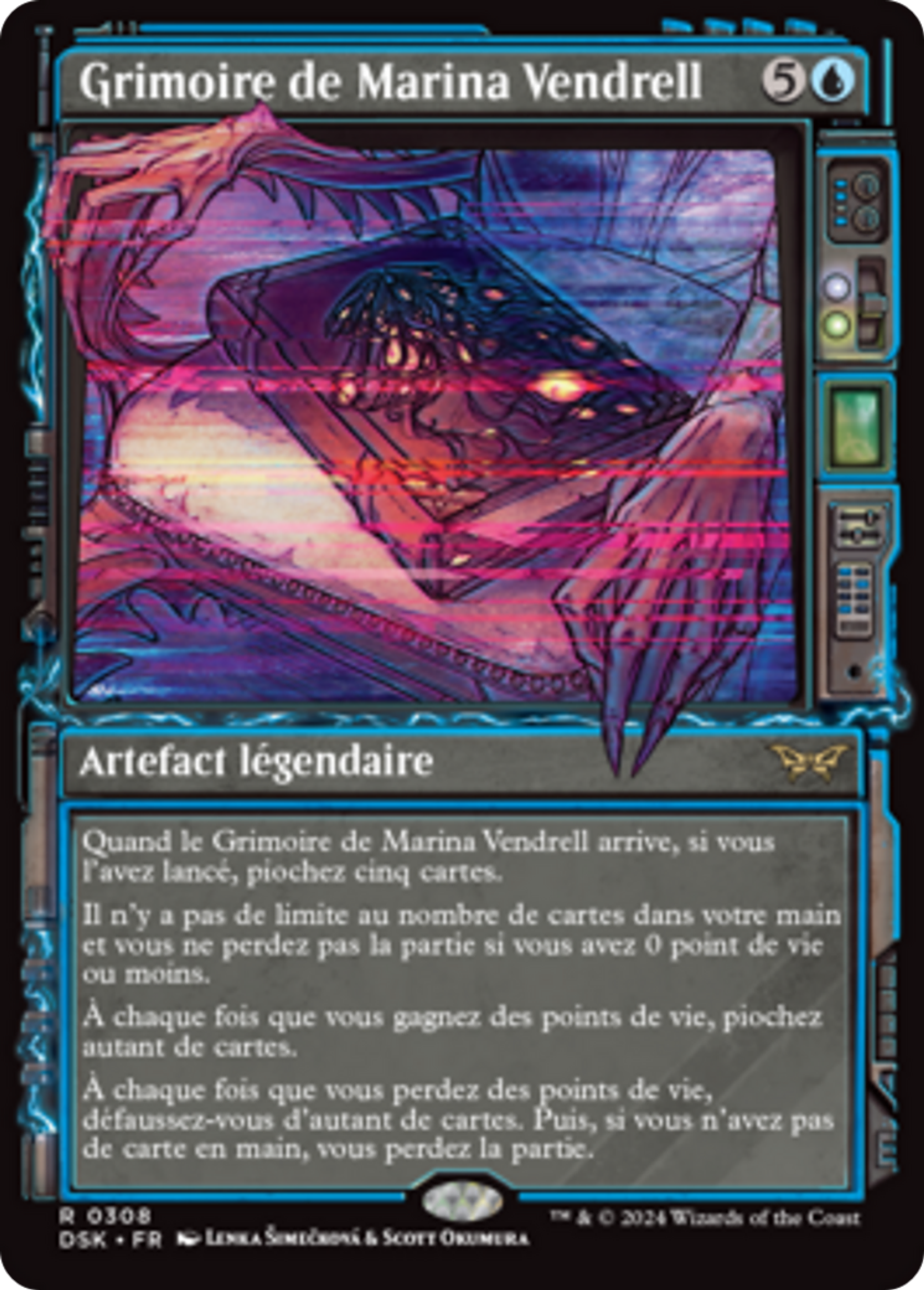 Grimoire de Marina Vendrell — Duskmourn: House of Horror — Magic: The Gathering
