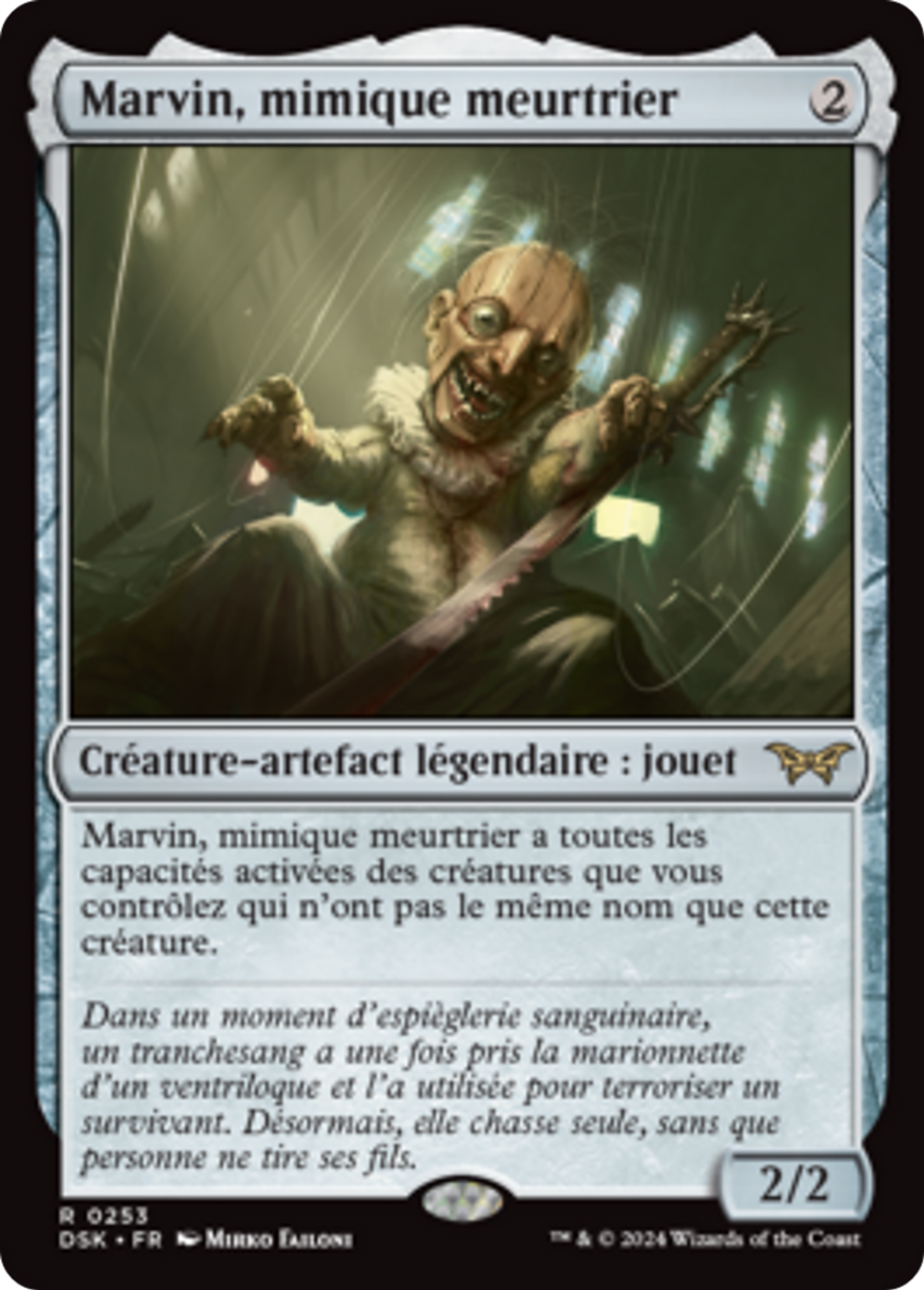 Marvin, mimique meurtrier — Duskmourn: House of Horror — Magic: The Gathering