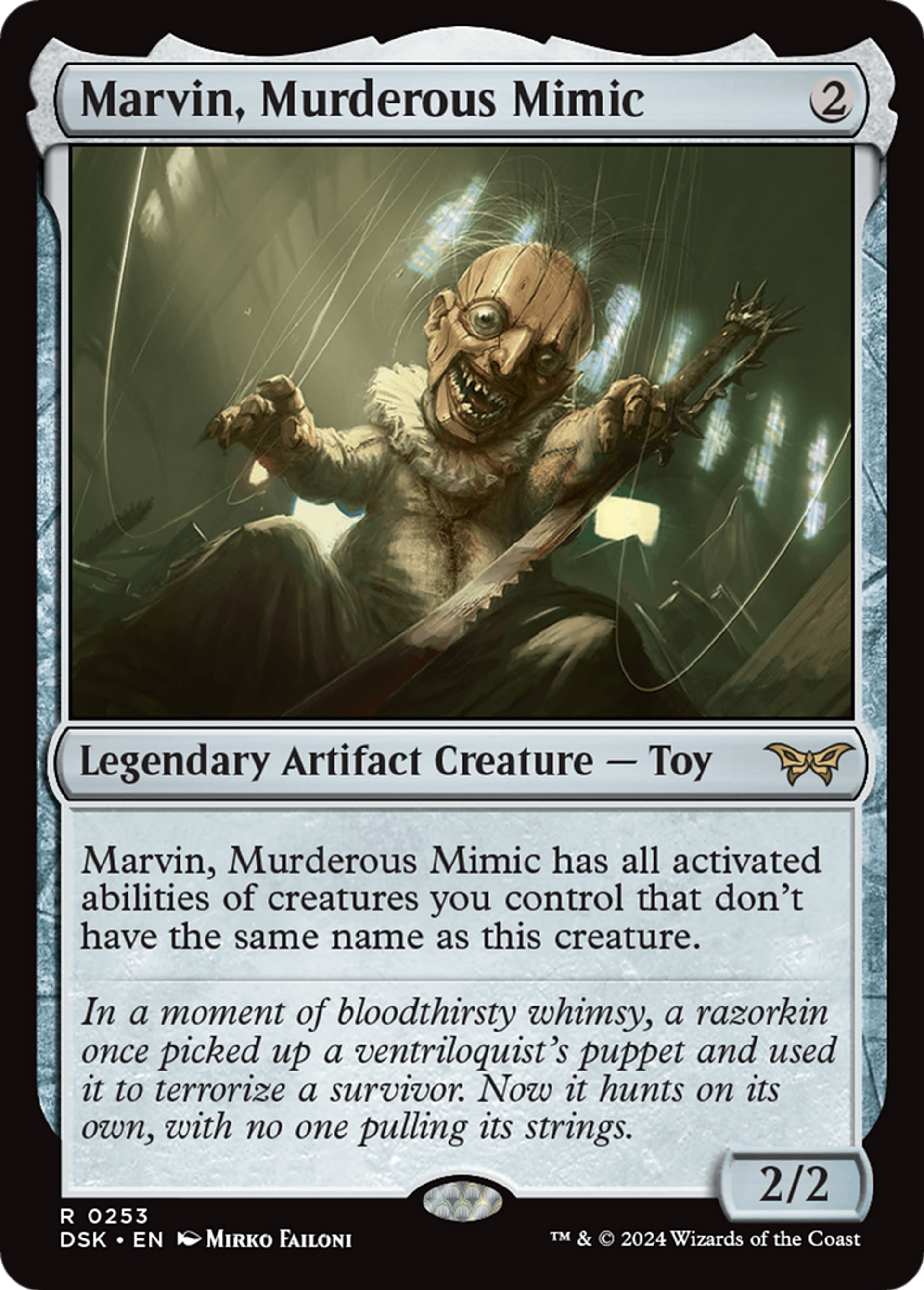 Marvin, mimique meurtrier — Duskmourn: House of Horror — Magic: The Gathering