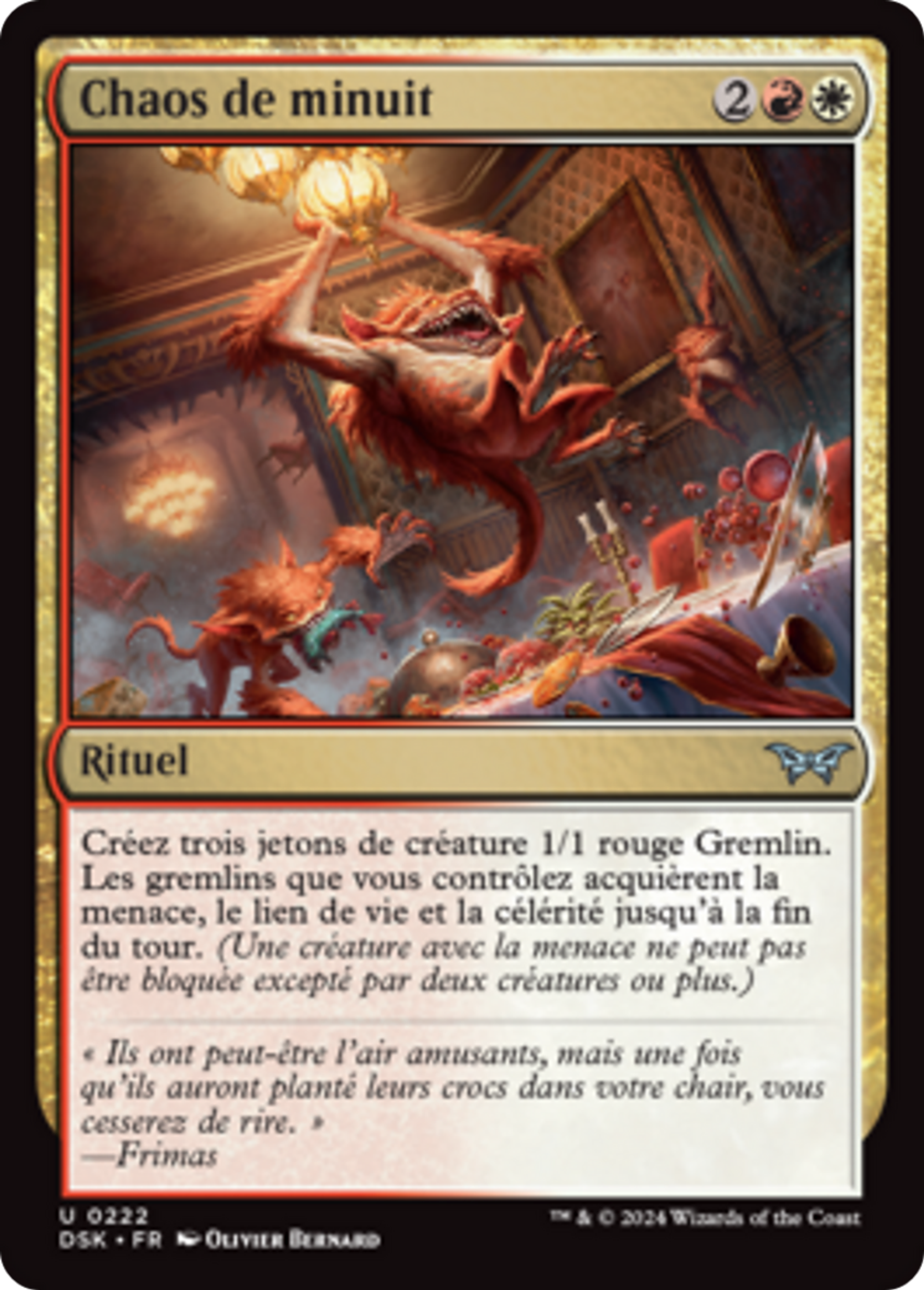 Chaos de minuit — Duskmourn: House of Horror — Magic: The Gathering