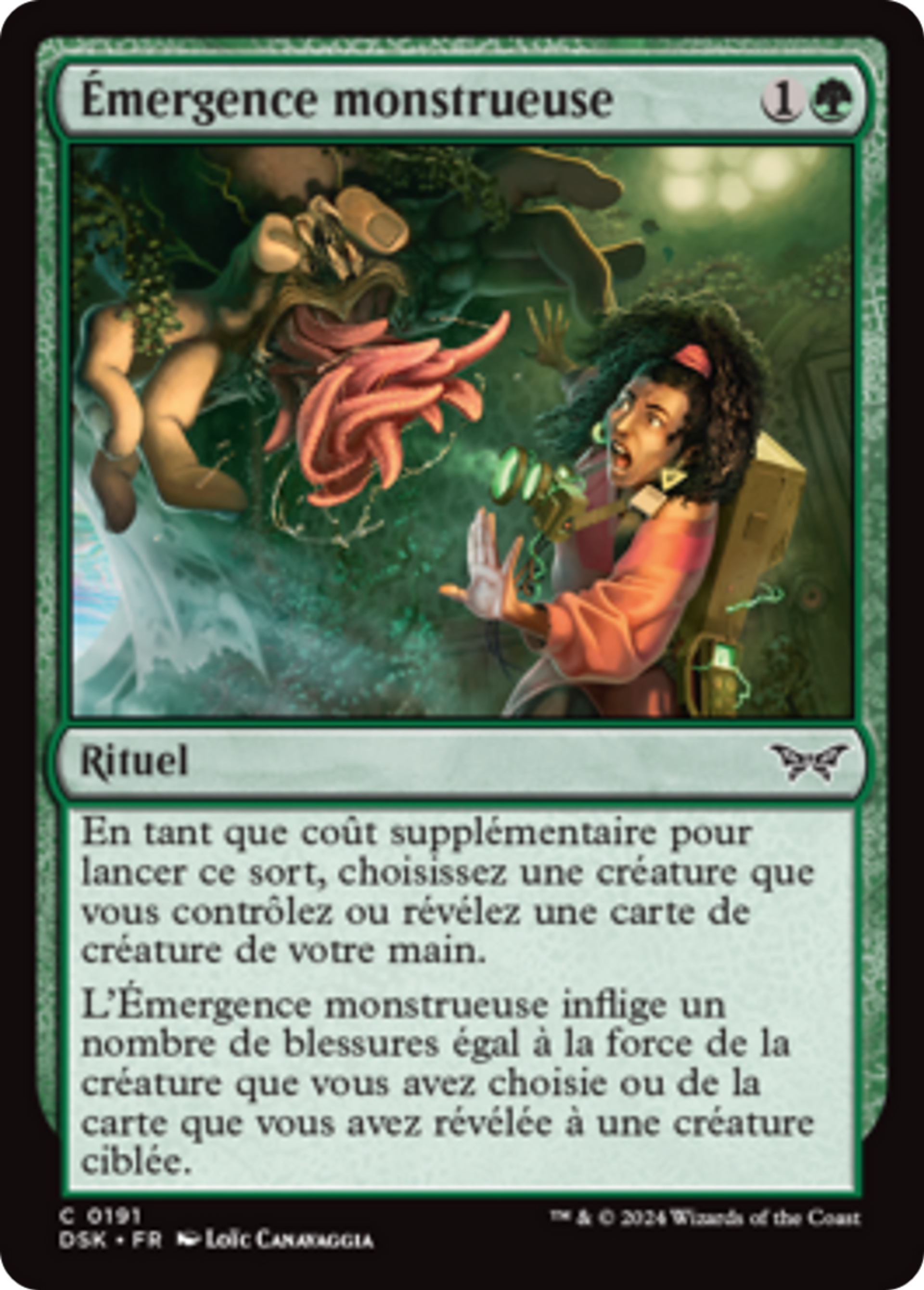 Émergence monstrueuse — Duskmourn: House of Horror — Magic: The Gathering