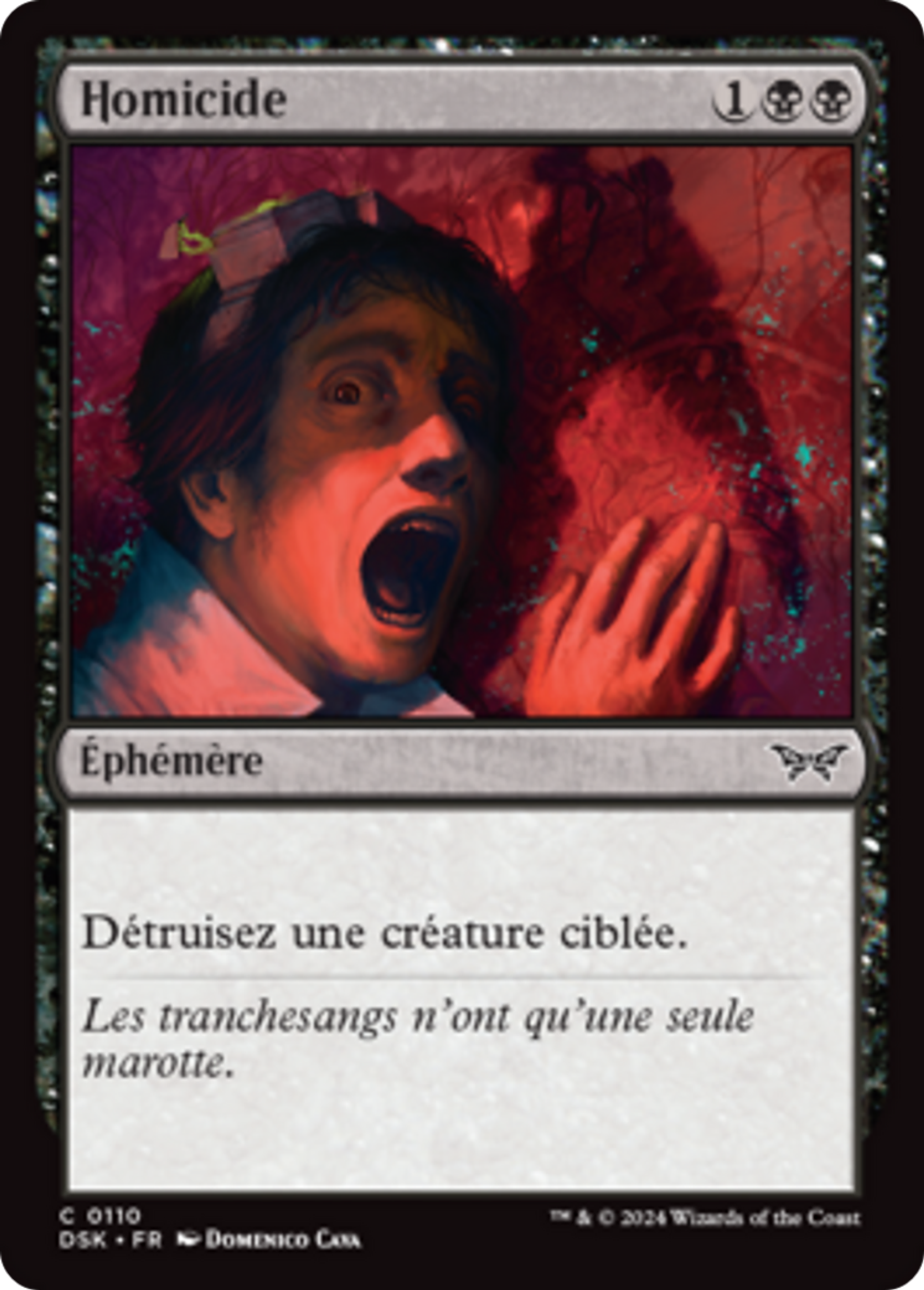 Homicide — Duskmourn: House of Horror — Magic: The Gathering