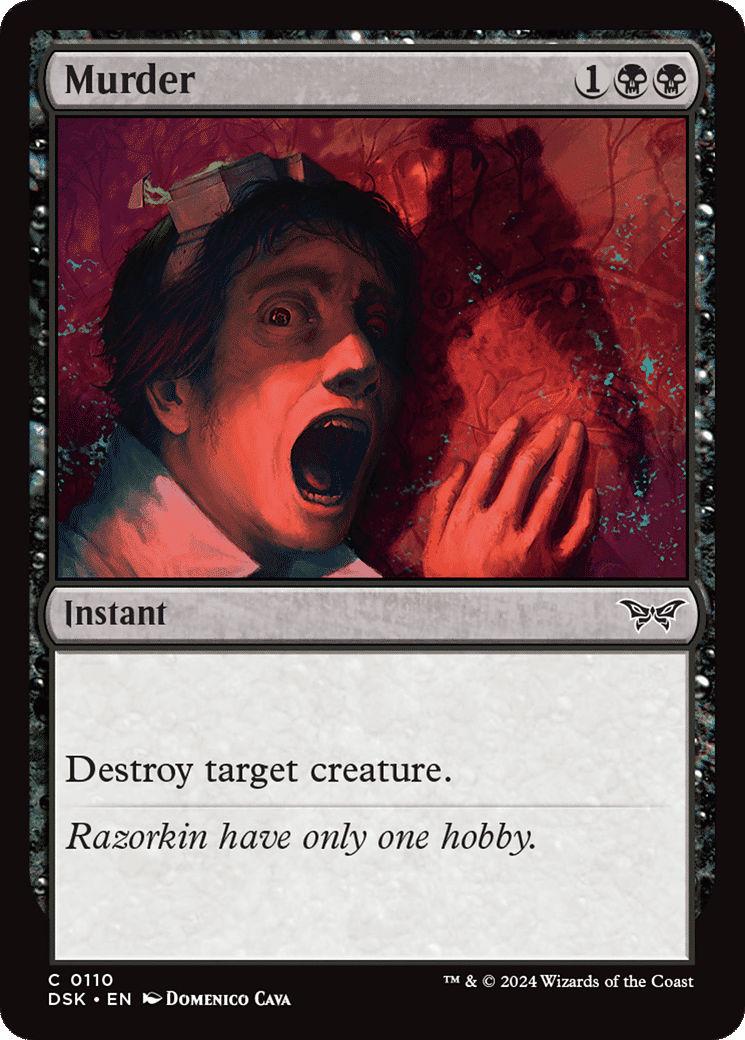 Murder — Duskmourn: House of Horror — Magic: The Gathering