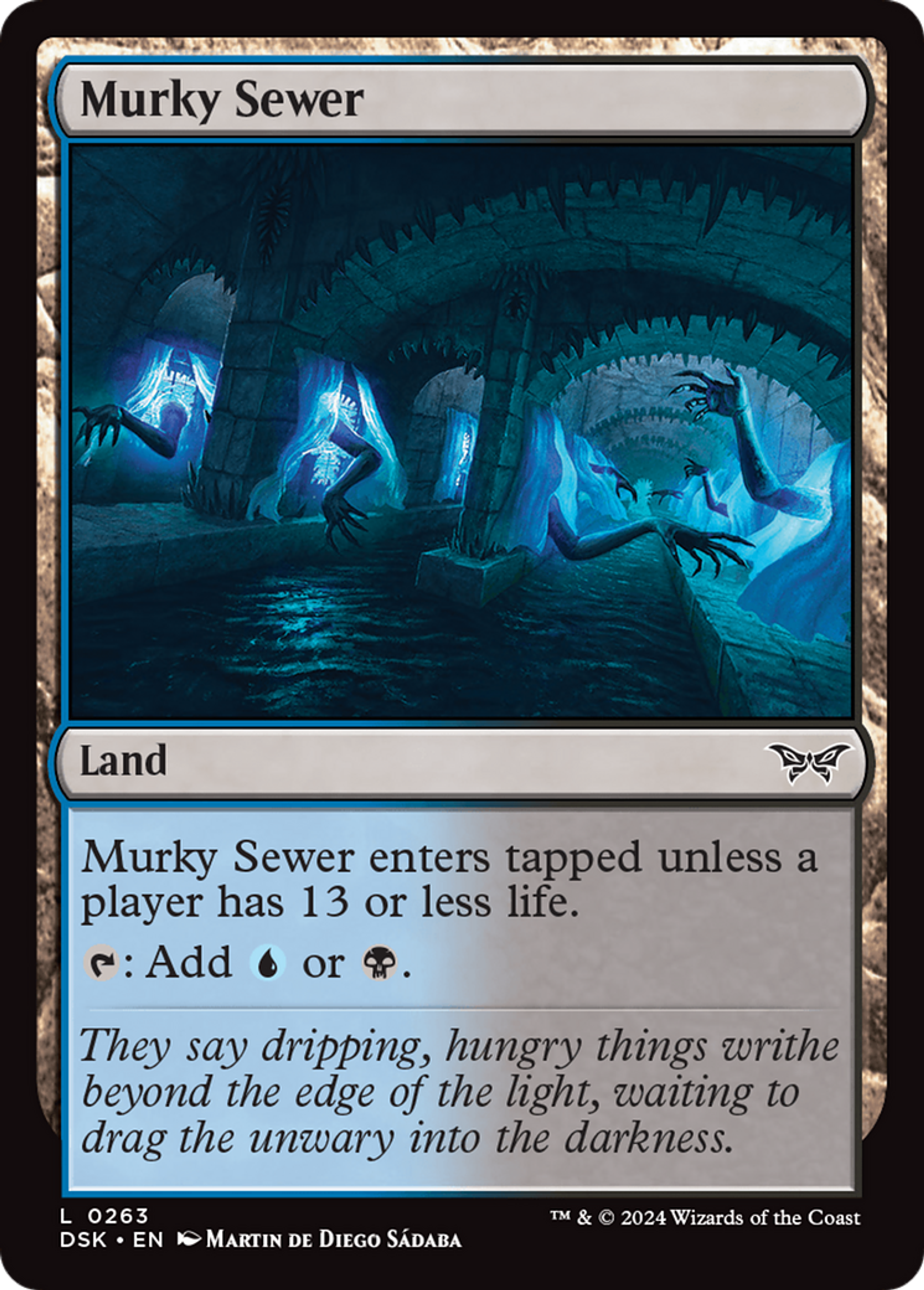 Égout boueux — Duskmourn: House of Horror — Magic: The Gathering